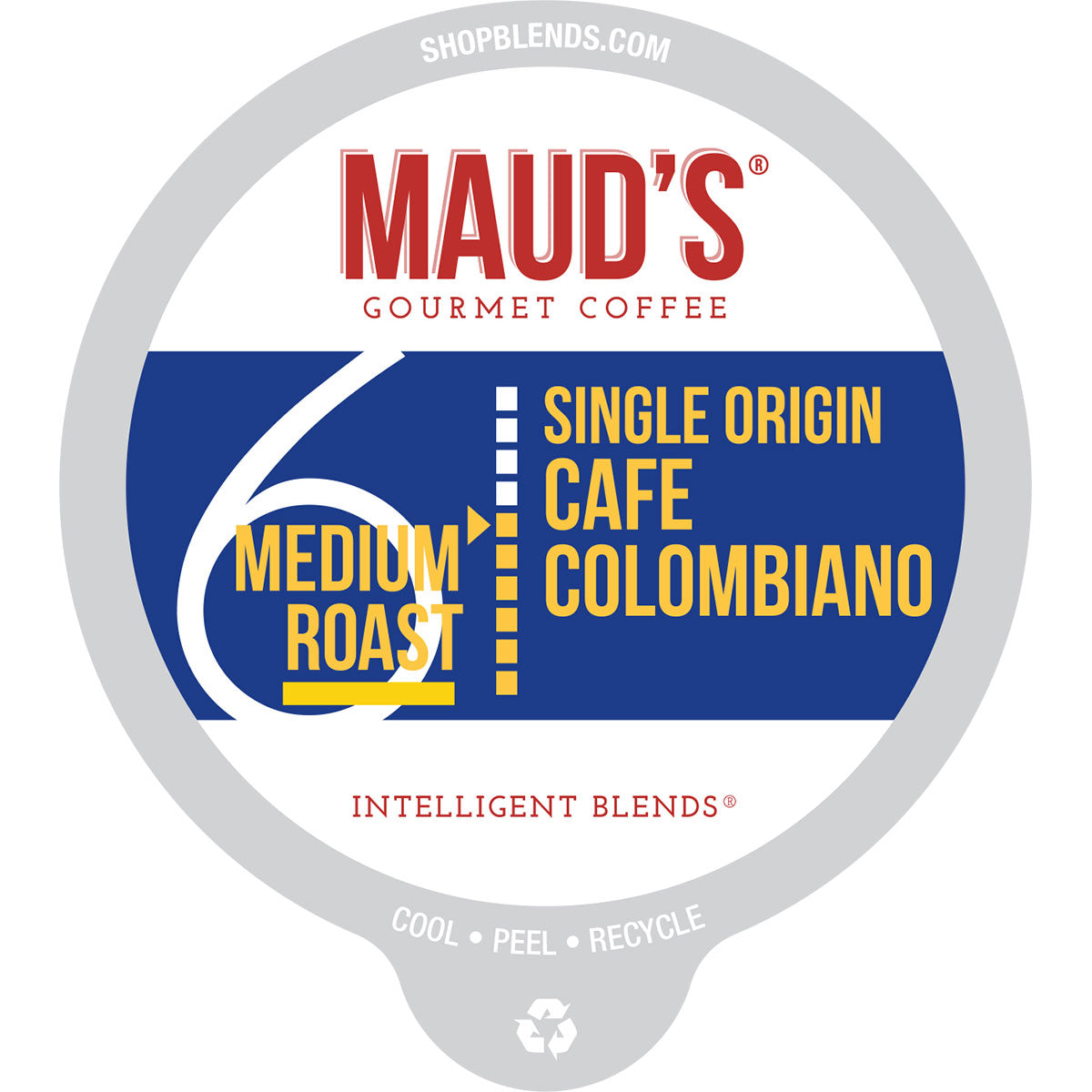 Maud's Cafe Premium Colombian Single Origin Medium Roast Coffee Pods - Compatible with Keurig 2.0 & K-Cup Brewers - Perfect for Home, Office & Gifts