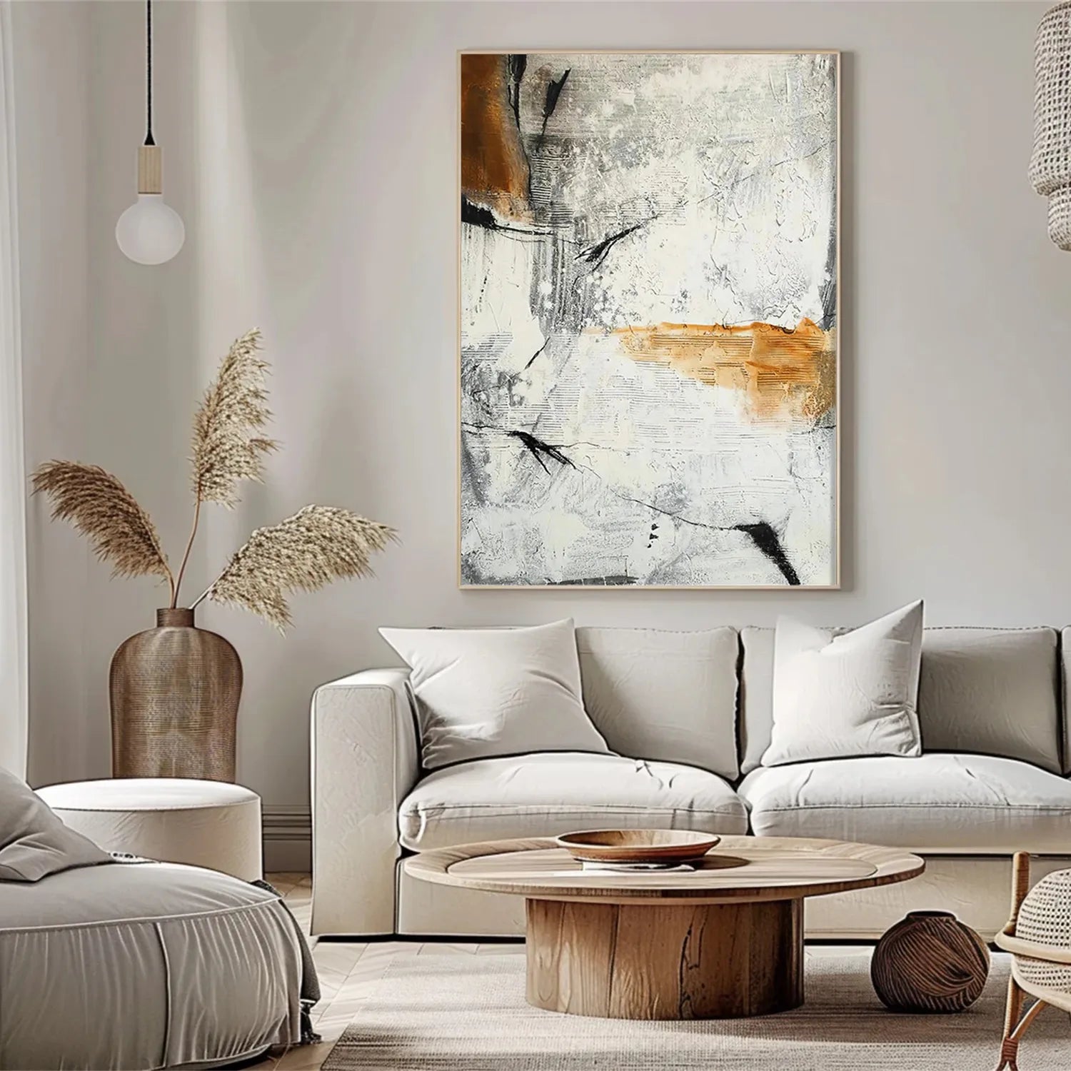 Abstract Painting #AB 181 - Modern Wall Art for Home & Office Decor - Perfect for Living Room, Bedroom or Workspace