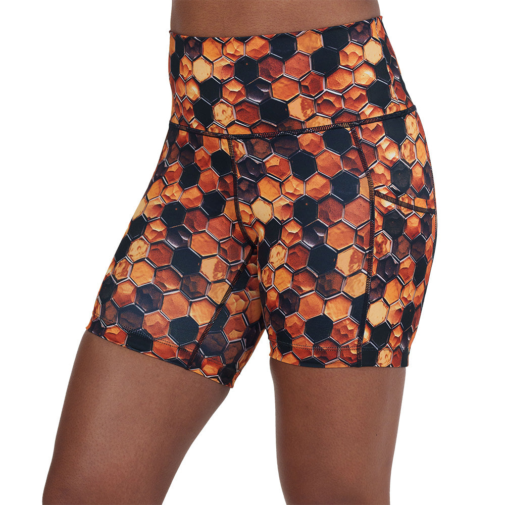 Breathable Honeycomb Pattern Quick-Dry Athletic Shorts for Men & Women - Perfect for Running, Gym & Outdoor Workouts