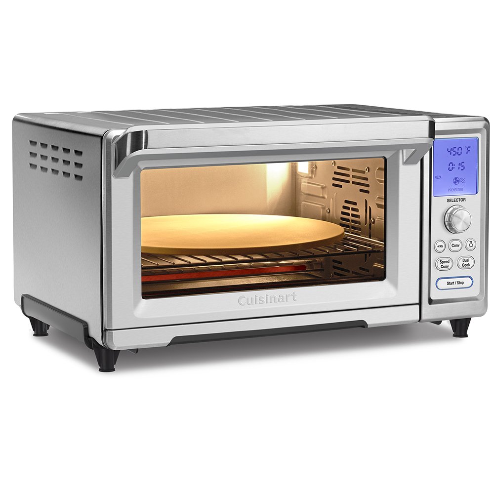 Cuisinart TOB-260N1 Convection Toaster Oven with Air Fryer Basket - Countertop 6-Slice Toaster Oven for Baking, Broiling, Roasting & Air Frying - Perfect for Small Kitchens, Dorms & RV Cooking