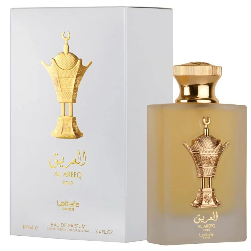 Lattafa Pride Al Areeq Gold EDP Perfume for Women - 100ml Long Lasting Luxury Fragrance - Perfect for Evening Events, Date Nights & Special Occasions