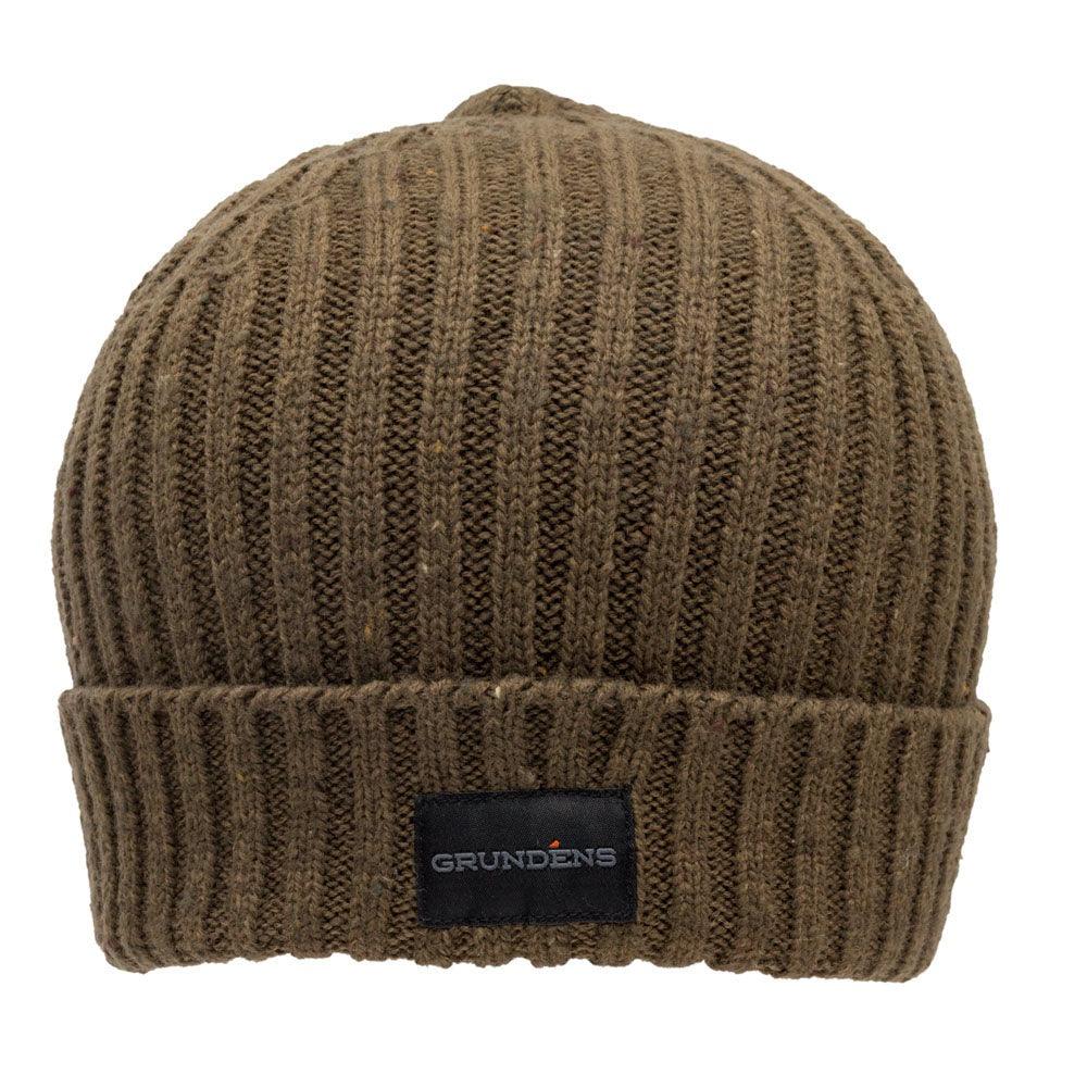 Grundens Merino Wool Beanie Hat for Men & Women - Warm Winter Knit Cap for Skiing, Hiking & Outdoor Activities