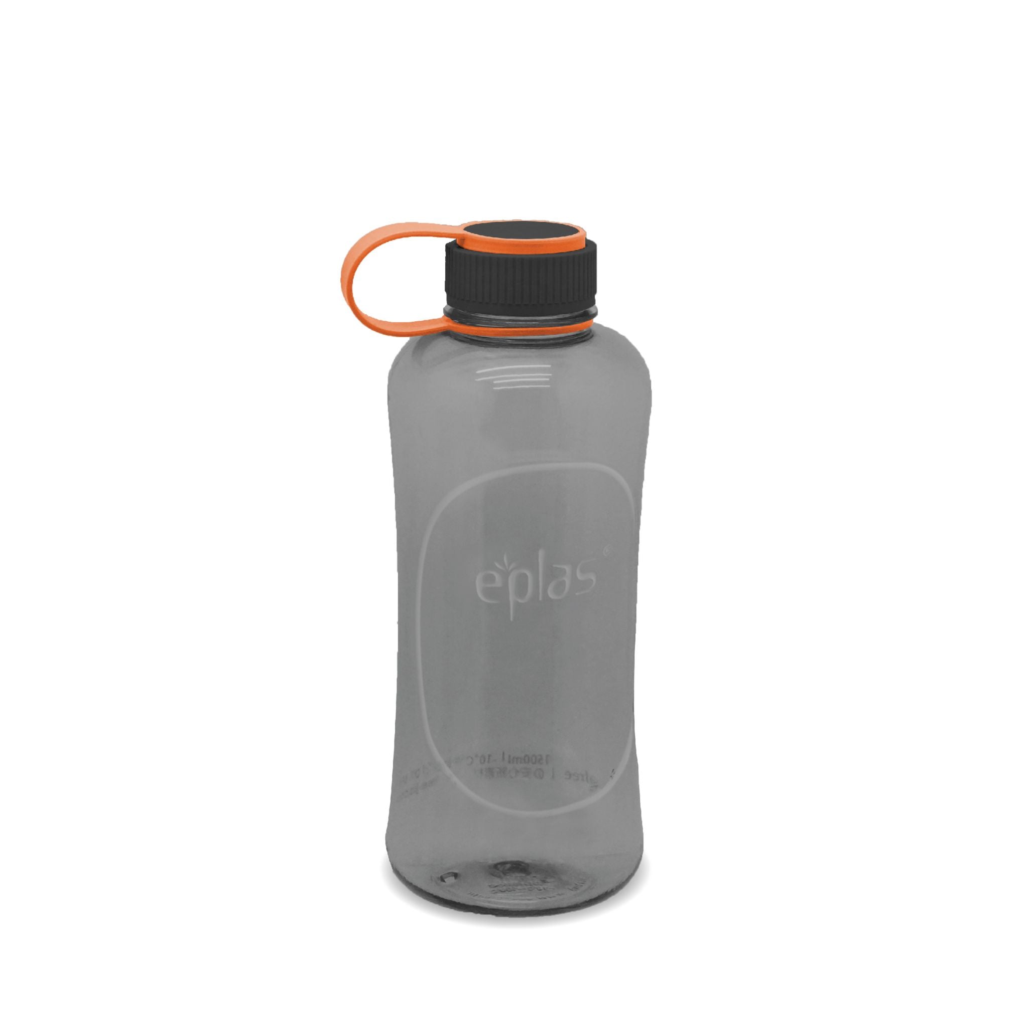 Eplas Energy BPA Free 1500ml Water Bottle - Large Insulated Stainless Steel Thermos for Gym, Hiking & Outdoor Activities - Black (EGG)