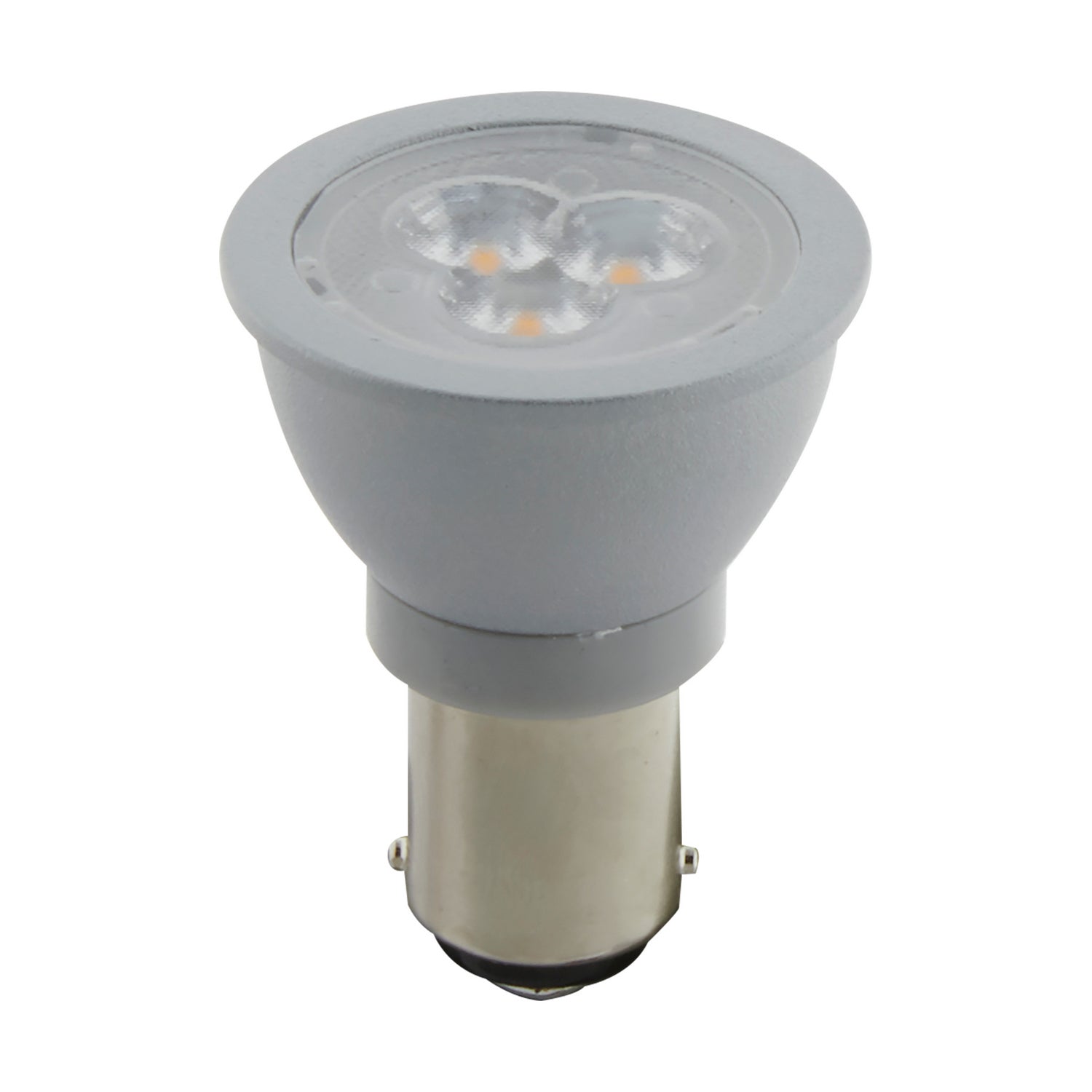 ALR12 LED Reflector Bulb - 3W, 220 Lumens, 3000K Warm White, BA15d Double Bayonet Base, 31° Flood Light for Home, RV, Marine, and Outdoor Lighting