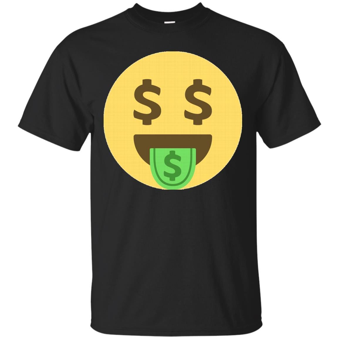 Money Face Emoji T-Shirt - Funny Cash Print Graphic Tee for Men & Women | Perfect for Parties, Gifts & Casual Wear