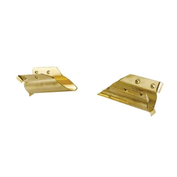 Eureka Brass End Clip for Brass Squeegee - 2 Pack - Heavy Duty Window Cleaning Tool for Professional Glass Cleaners and Home Use