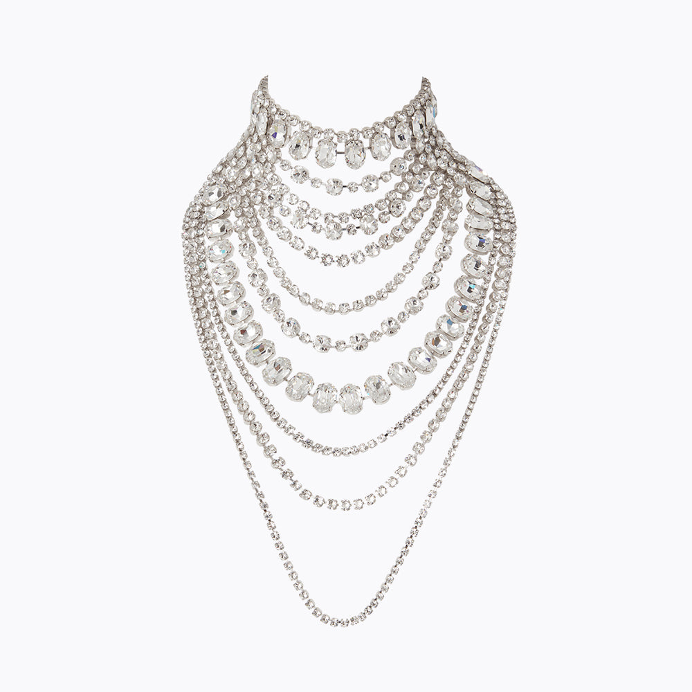 Kallisto Crystal Necklace for Women - Elegant & Stylish Jewelry Gift for Her | Perfect for Weddings, Parties & Everyday Wear