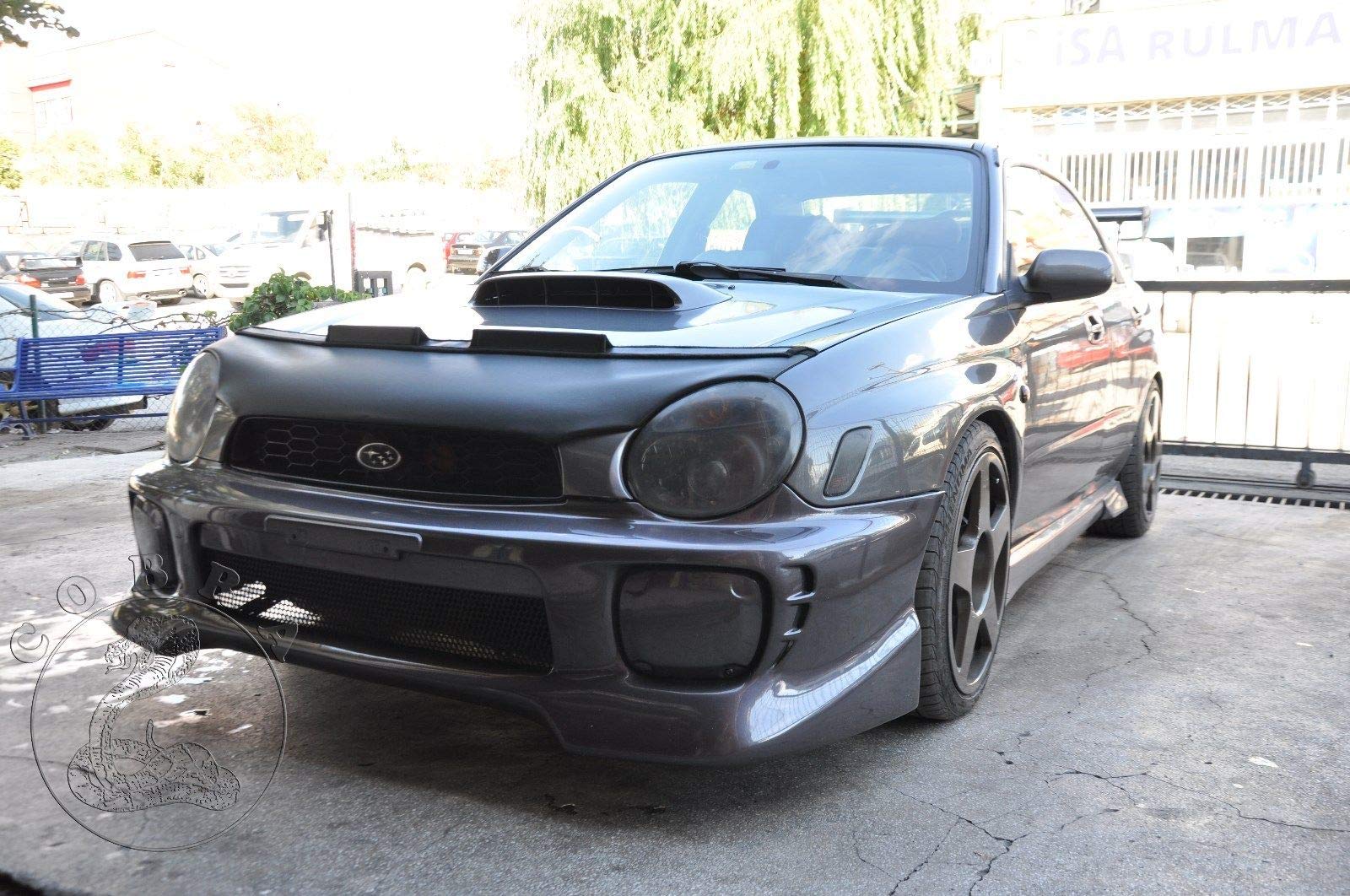 2002-2003 Subaru Impreza Car Hood Bra Mask Protector - Custom Fit Bonnet Cover for Windshield Protection & Road Debris - Perfect for Daily Commuting & Long Road Trips