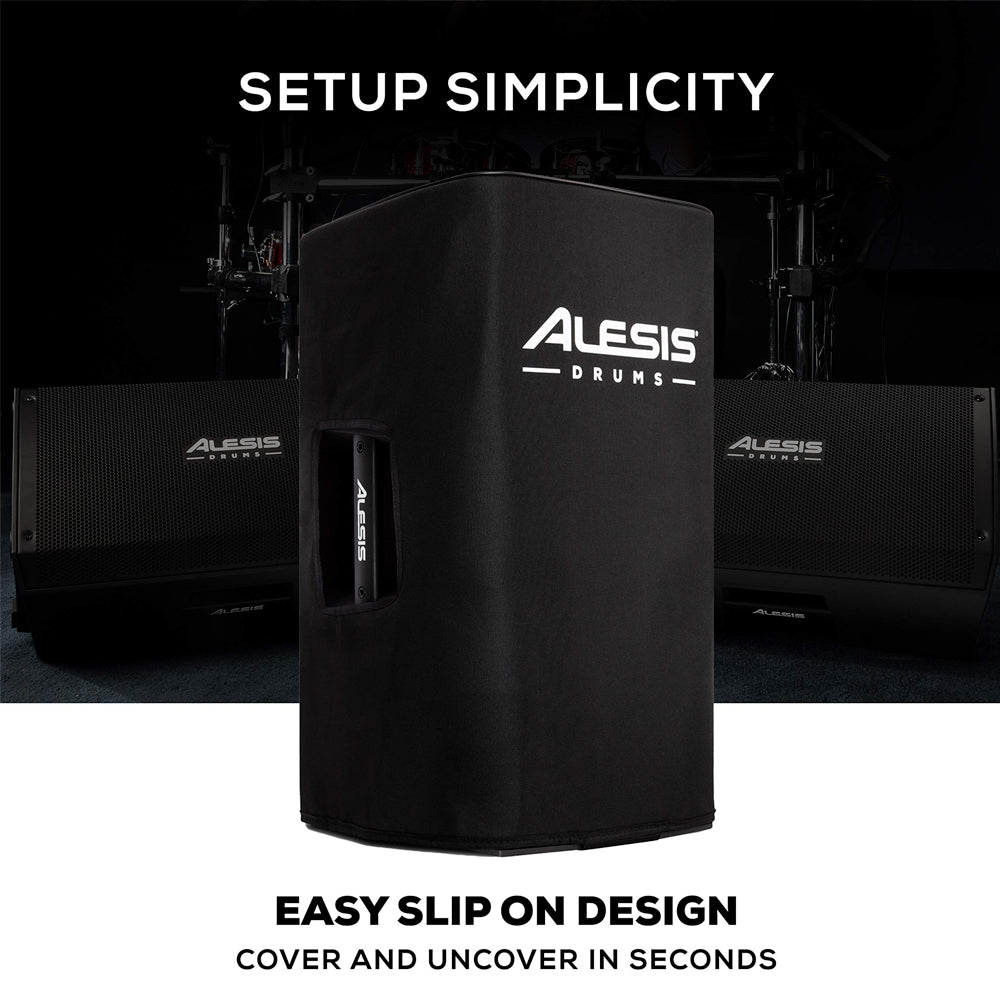 Alesis Strike Amp 12 Protective Cover - Padded Slip-On Dust Cover for Electronic Drum Amplifier - Perfect for Home Studio, Live Performances & Equipment Storage