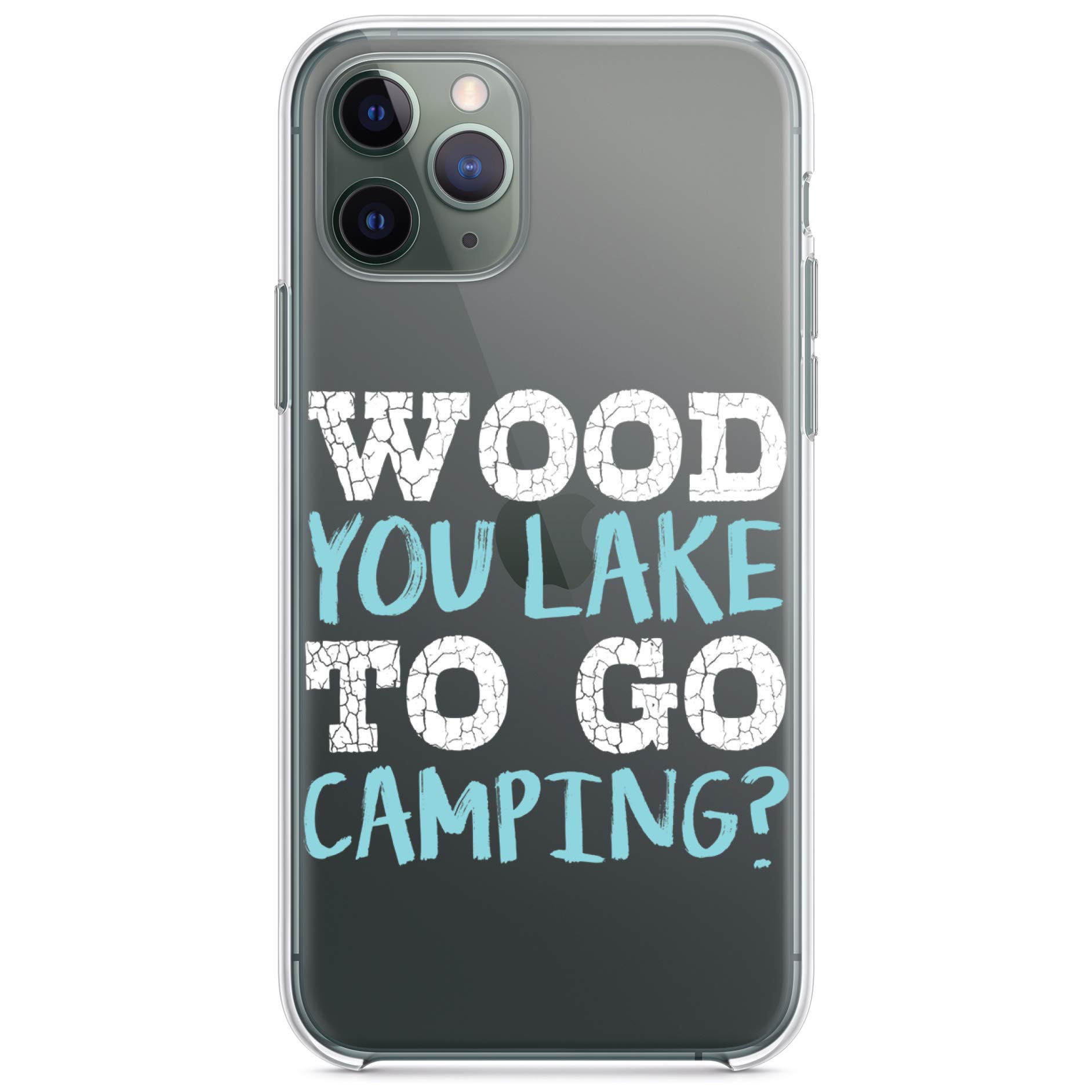 DistinctInk Clear Shockproof Hybrid Case for iPhone 13 Pro MAX (6.7 Inch) - TPU Bumper, Acrylic Back, Tempered Glass Screen Protector - Perfect for Camping, Hiking & Outdoor Adventures