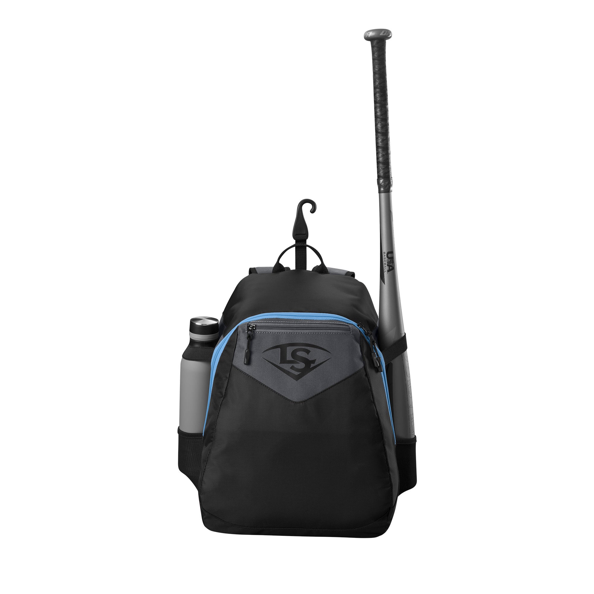 Louisville Slugger Genuine V2 Youth Baseball Backpack - Lightweight Durable Stick Pack for Kids & Teens - Perfect for School, Sports Practice & Travel