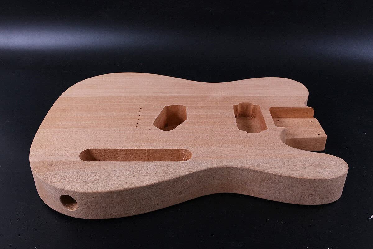 Premium Mahogany Electric Guitar Body Blank - Tele Style, Bolt-On Heel, Unfinished Replacement for DIY Guitar Builders | Perfect for Custom Guitar Projects & Repairs