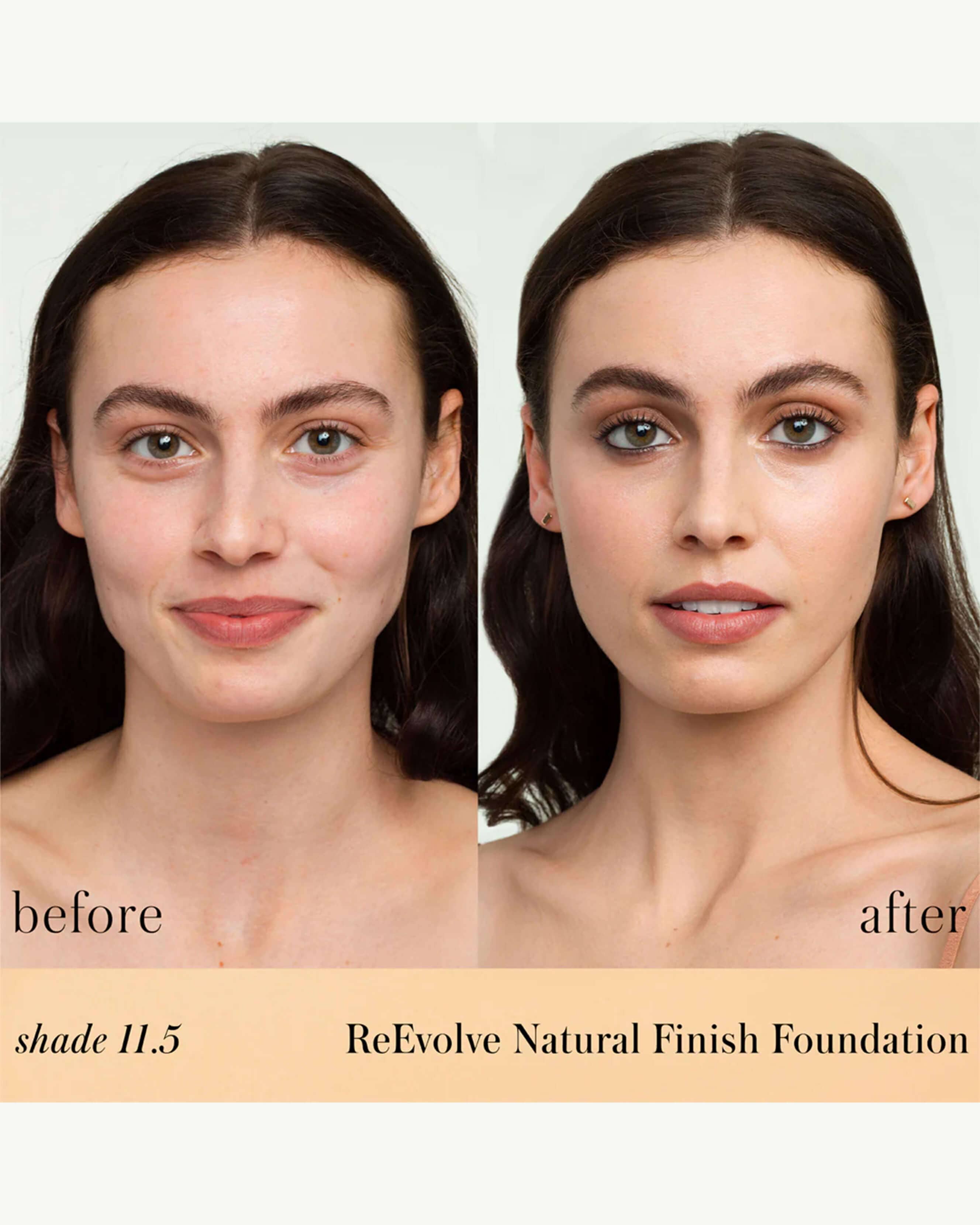 ReEvolve Natural Finish Foundation Refill - Vegan, Cruelty-Free Makeup for Flawless Coverage | Perfect for Daily Wear & Special Occasions