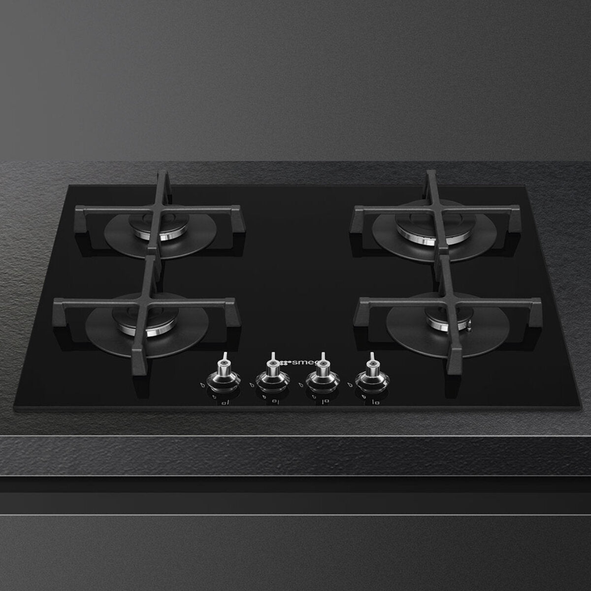 Smeg 60CM Classic Gas Cooktop with Tempered Glass - PV364NAU | Premium Gas Stove for Modern Kitchens | Perfect for Home Chefs & Cooking Enthusiasts