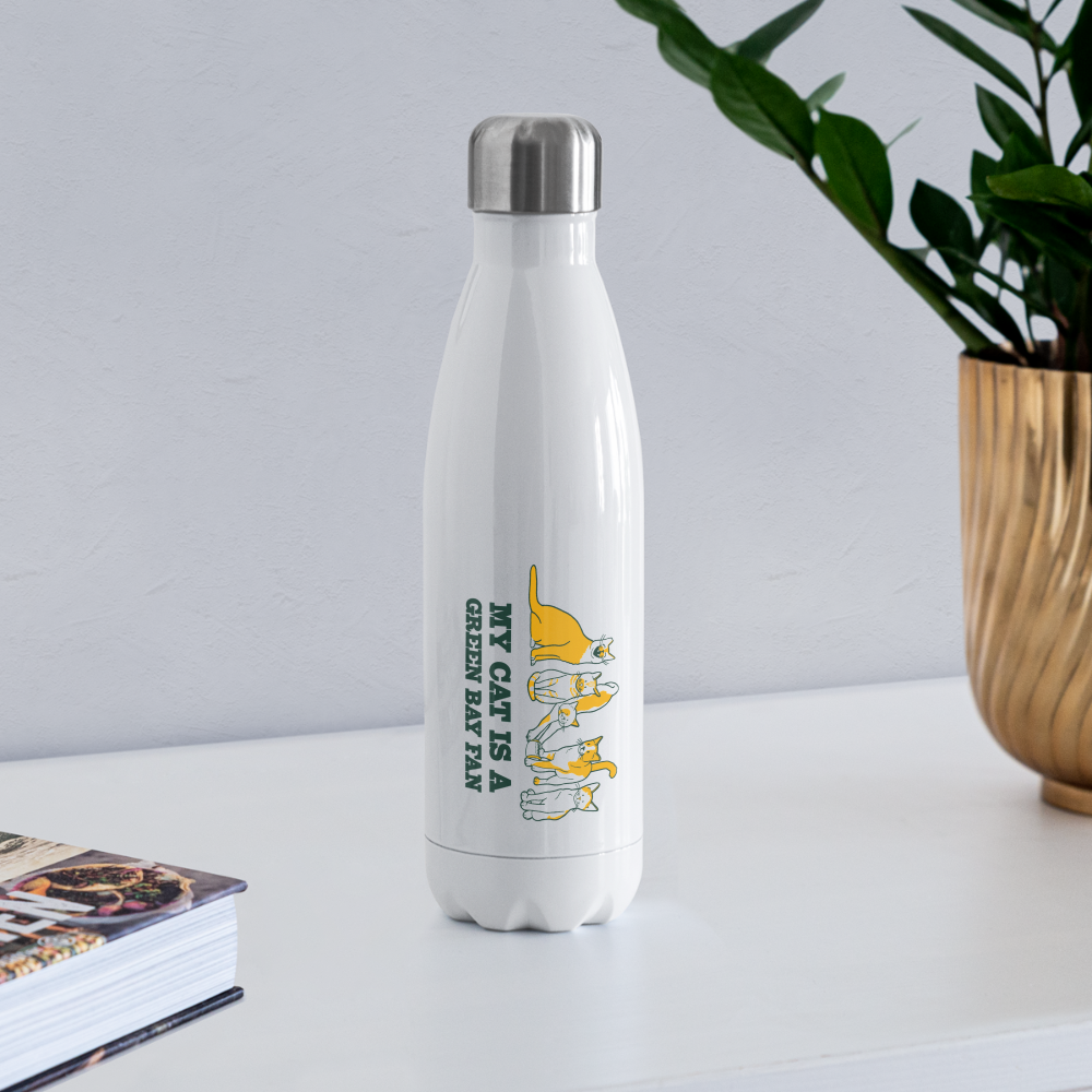 Insulated Stainless Steel Water Bottle for Cats - GB Fan Themed, Leak Proof & BPA Free - Perfect for Travel, Hiking & Outdoor Adventures