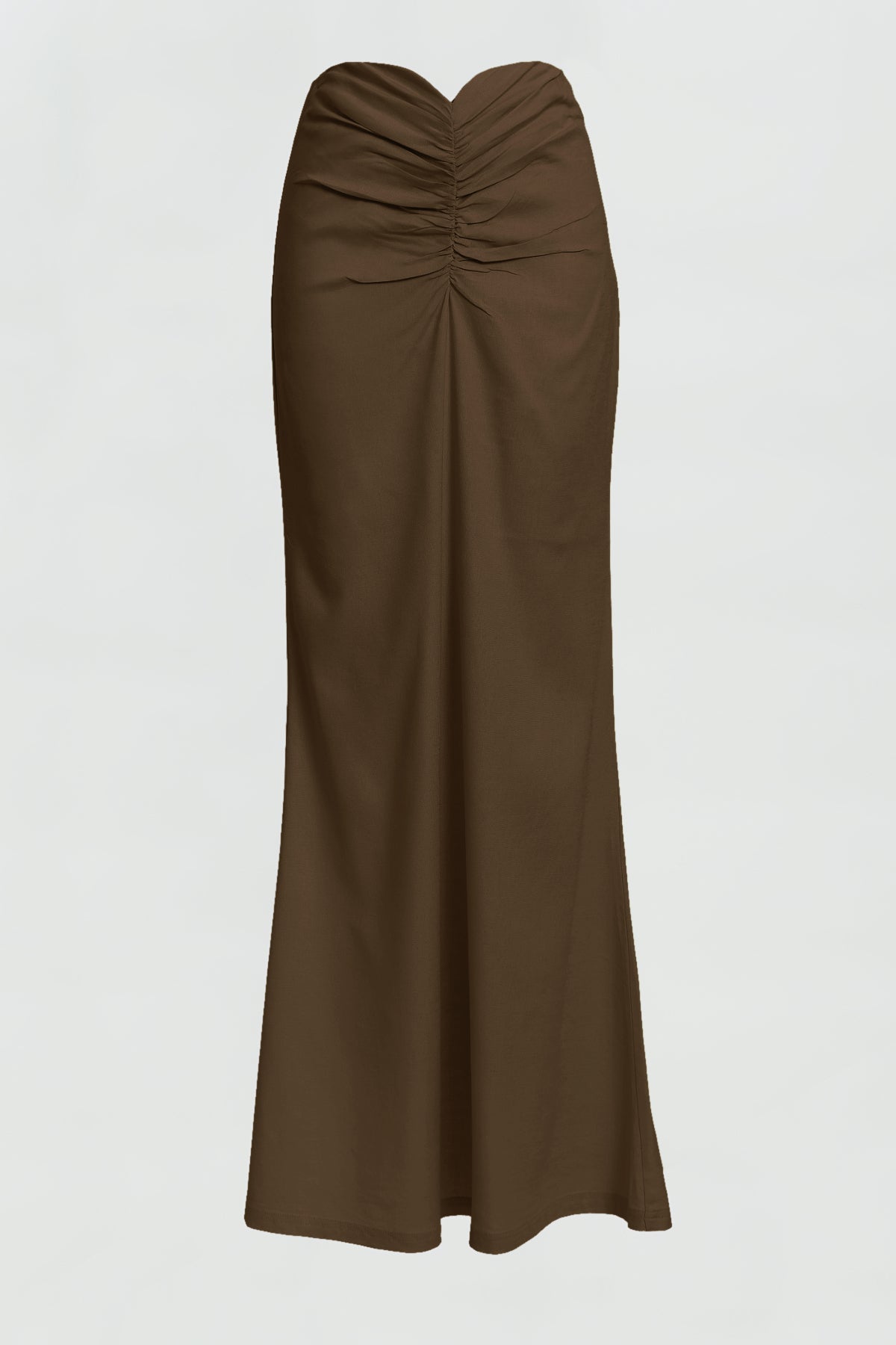 Bella Linen Maxi Skirt - Flowy Boho Long Skirt for Women in Chocolate Brown | Perfect for Beach, Summer & Casual Outfits