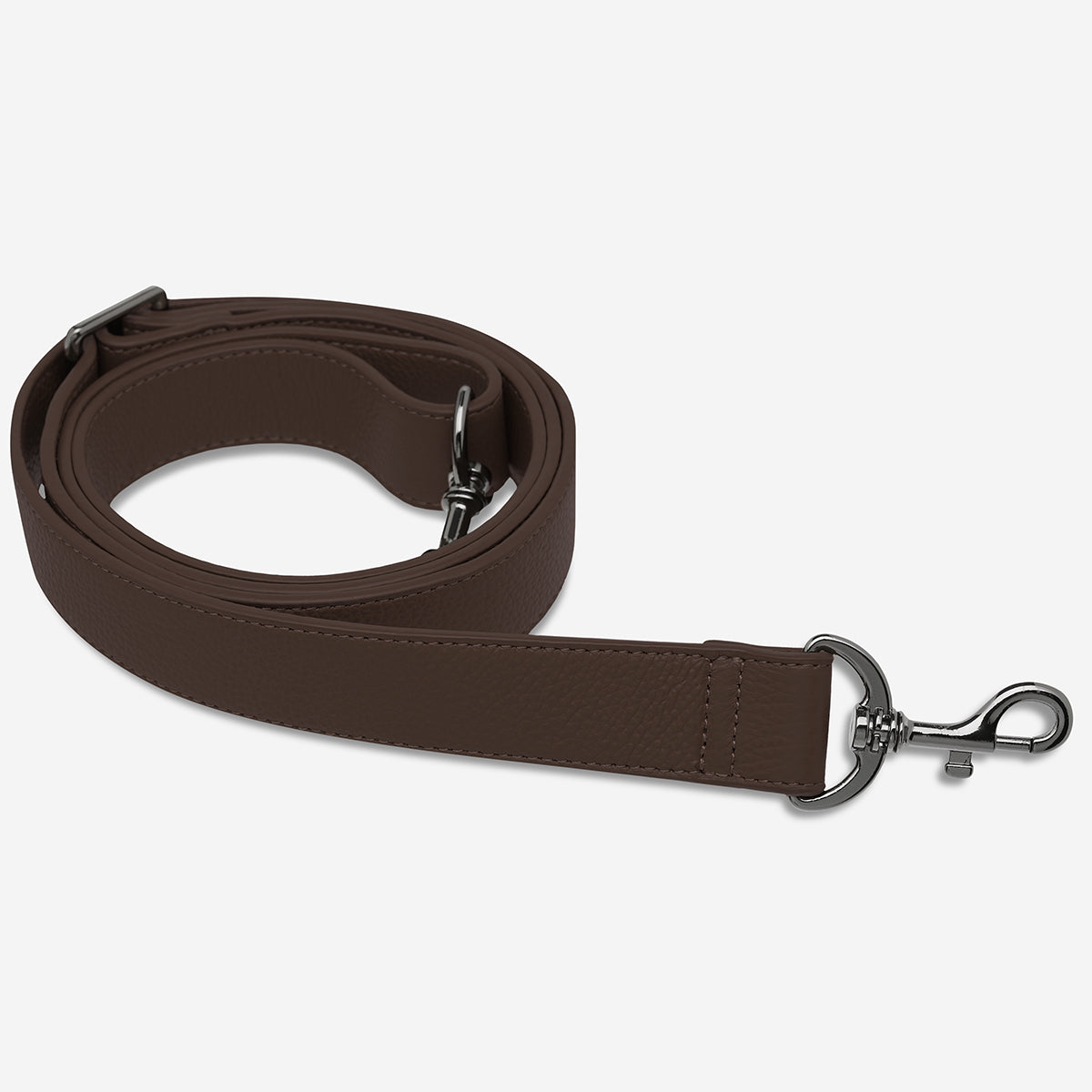 Genuine Leather Wide Strap in Cocoa Brown - Perfect for Watches, Handbags & DIY Craft Projects
