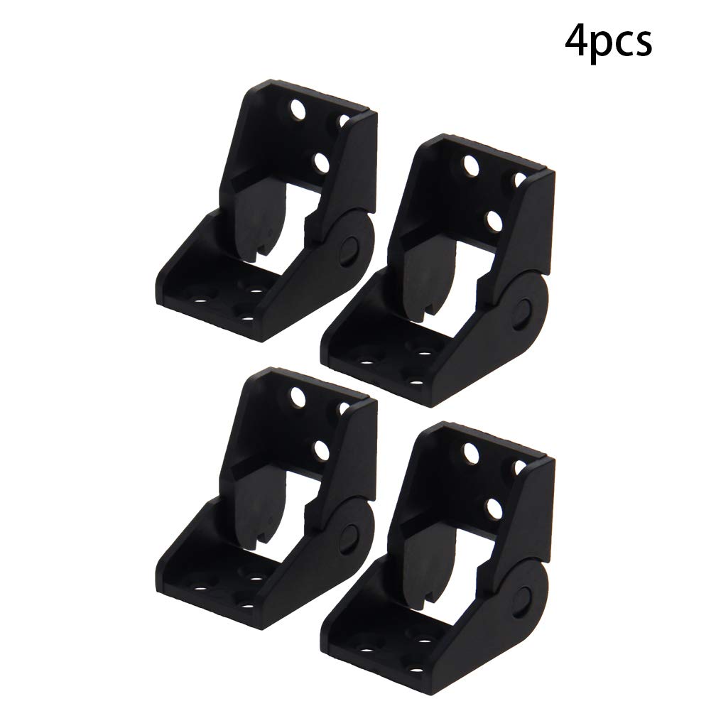 Heyiarbeit 10x15mm Cable Carrier Chain End Connector - 4 Sets Drag Chain Joints for Cable Management in CNC Machines, 3D Printers & Industrial Automation Equipment