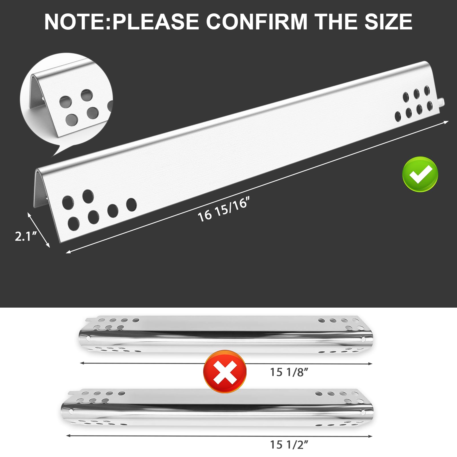Charbroil Performance 4 Burner Grill Replacement Parts - Compatible with Models 463342119, 463342118, 463332718, 463347017, 463376519 - Durable Gas Grill Repair Kit for Outdoor BBQ & Backyard Cooking