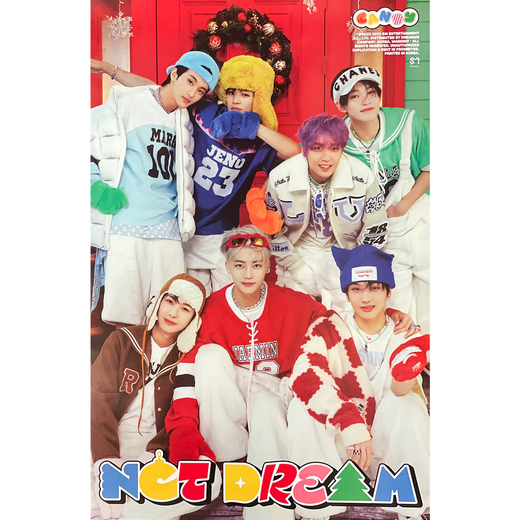 NCT DREAM WINTER SPECIAL MINI ALBUM 'CANDY' Official Poster - Kpop Merchandise for Fans, Room Decor & Gift Idea