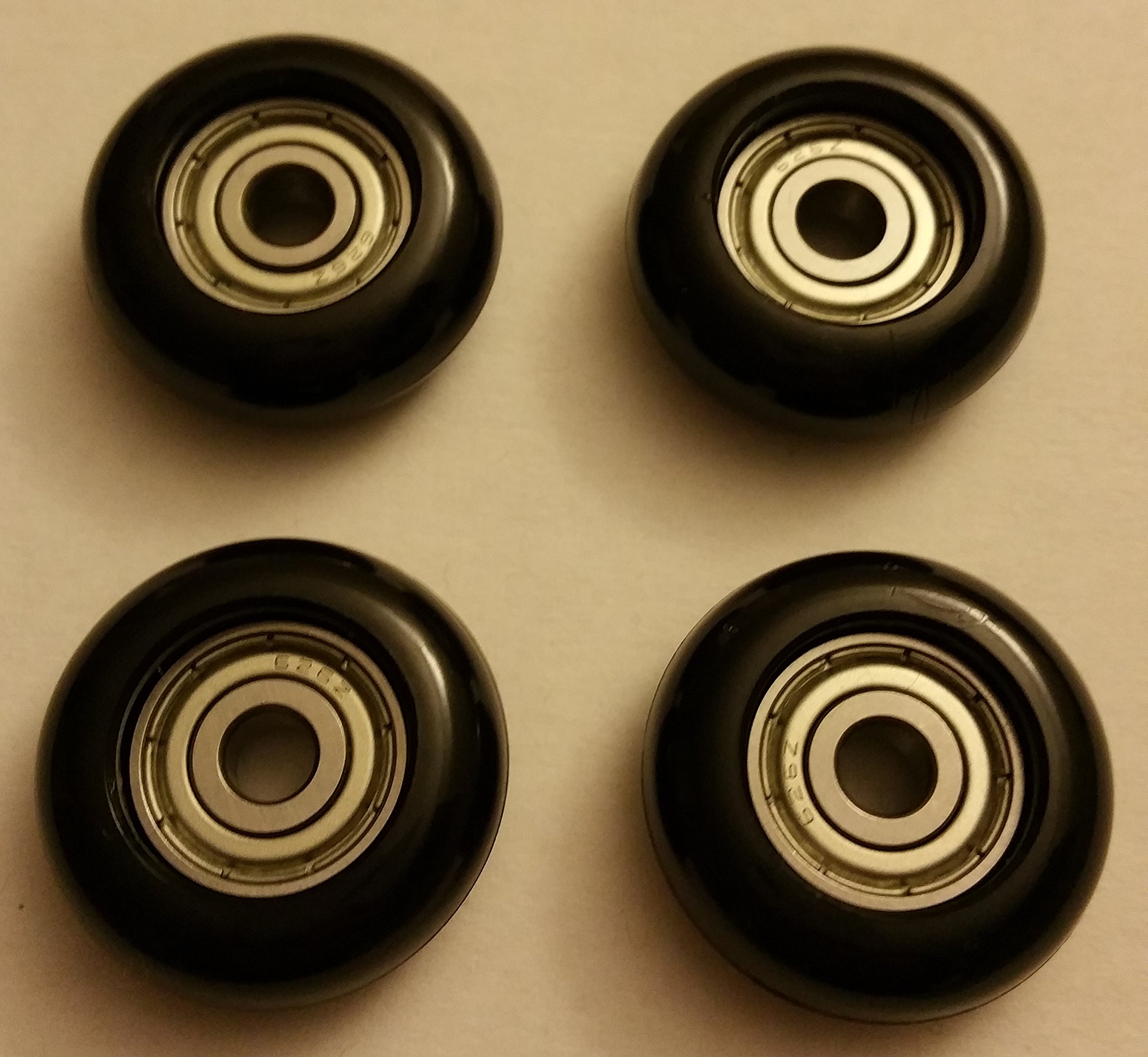 4-Pack Replacement Wheels/Rollers for Models 2000 & 3000 - Heavy Duty Casters for Furniture, Carts, and Office Equipment