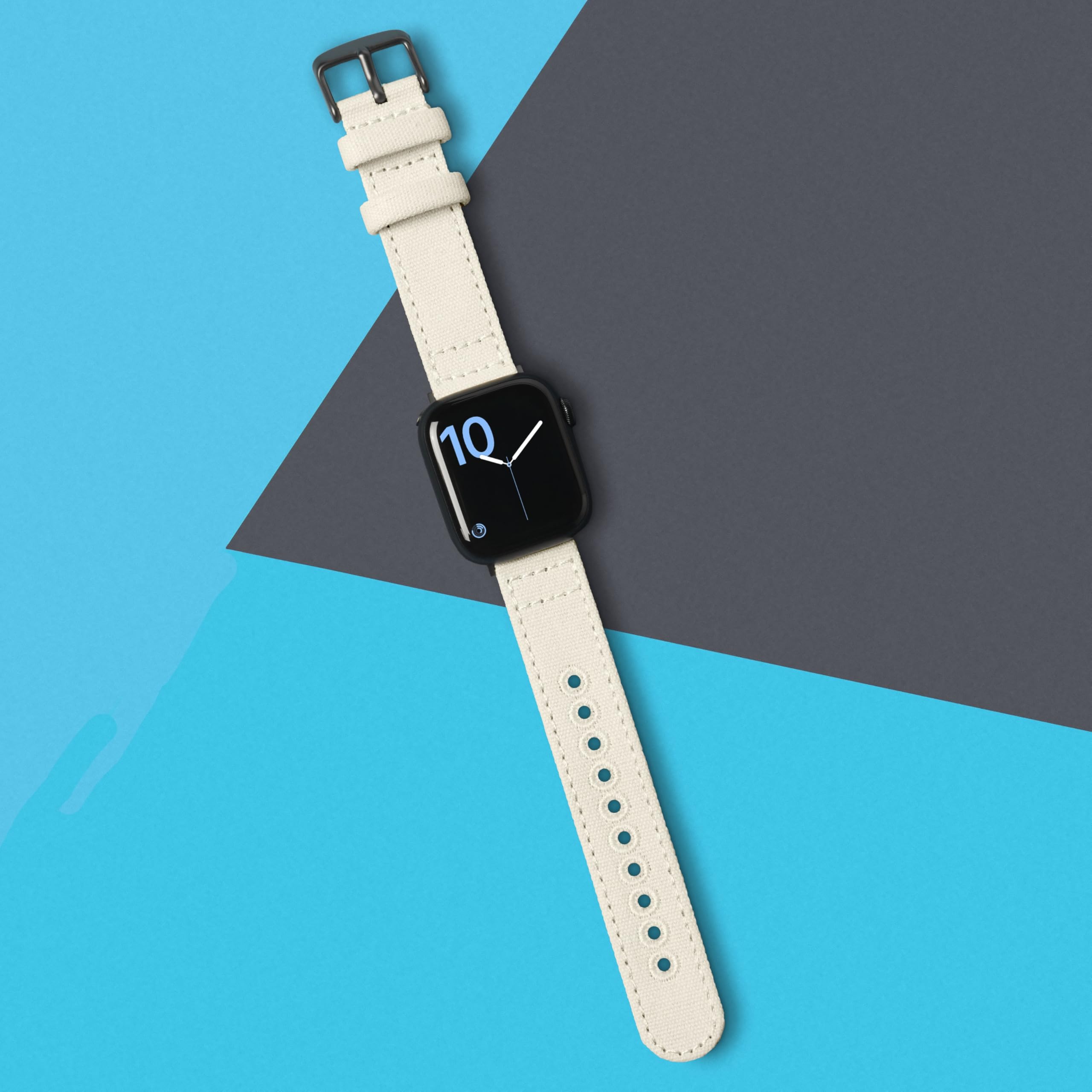 Premium Canvas Watch Bands for Apple Watch - Durable & Comfortable Replacement Straps for Workout, Outdoor & Everyday Wear