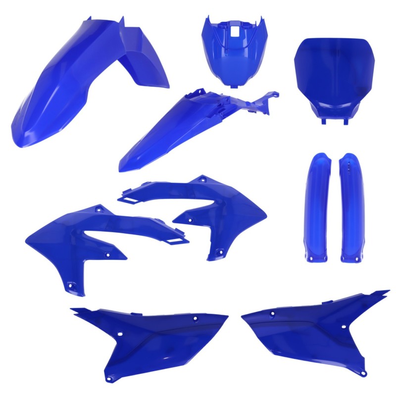 Acerbis 2024 Yamaha YZ250F/YZ450F/FX Full Plastic Kit with Tank Cover - YZ Blue | Dirt Bike Replacement Parts for Off-Road Racing & Trail Riding
