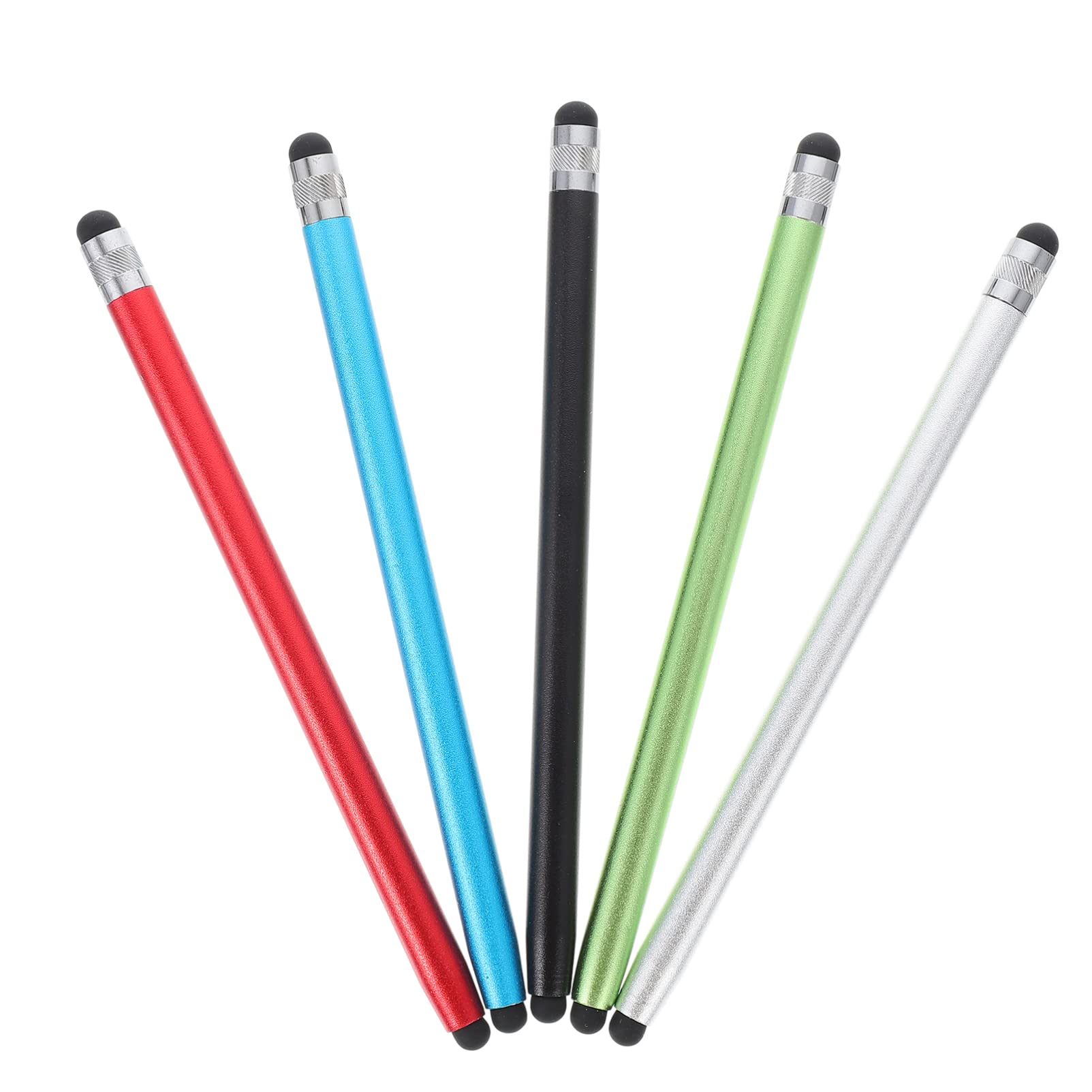 Hemobllo 5-Pack Universal Capacitive Stylus Pens for Touch Screen Laptops, Tablets & PCs - Portable Digital Pen with Fine Tip for Drawing, Note-Taking & Office Work - Perfect for Home, School & Business Use