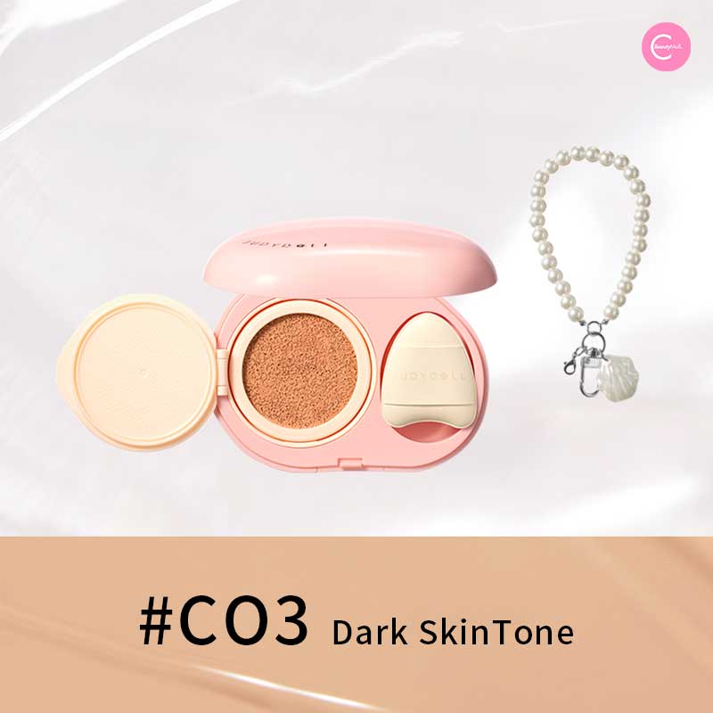 Judy Doll Pearl Cushion Brightening Concealer - Lightweight Liquid Foundation for Flawless Coverage, Perfect for Daily Makeup & Special Occasions