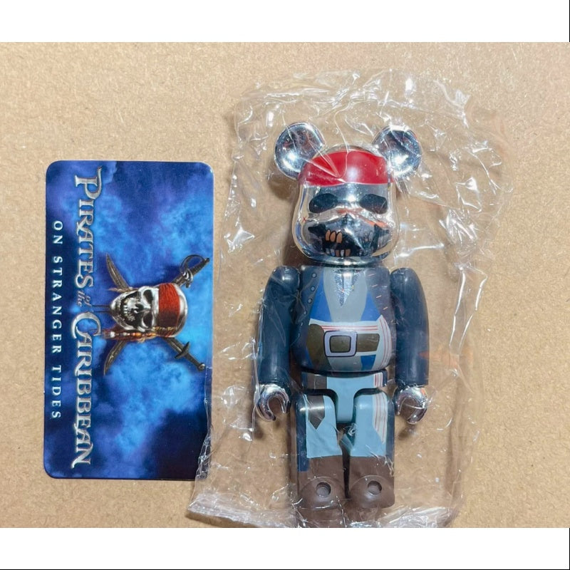 Bearbrick Series 22 HORROR Pirates of the Caribbean 100% Collectible Figure - Limited Edition Vinyl Art Toy for Display & Gift Giving - Perfect for Anime Fans, Movie Collectors & Home Decor