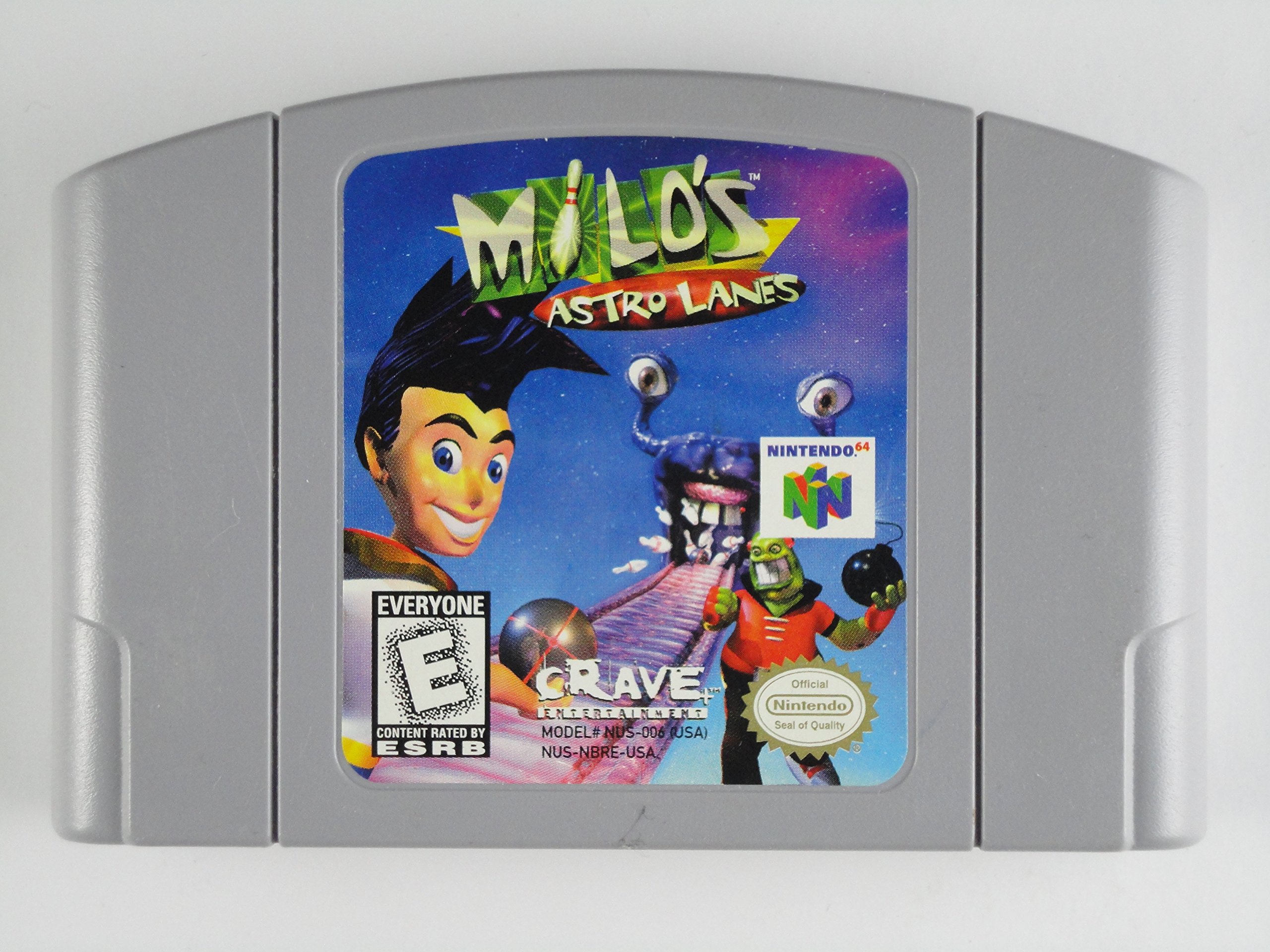 Milo's Astro Lanes - Classic Nintendo 64 (N64) Video Game - Retro Gaming for Kids & Adults - Perfect for Family Game Nights & Nostalgic Gaming Sessions