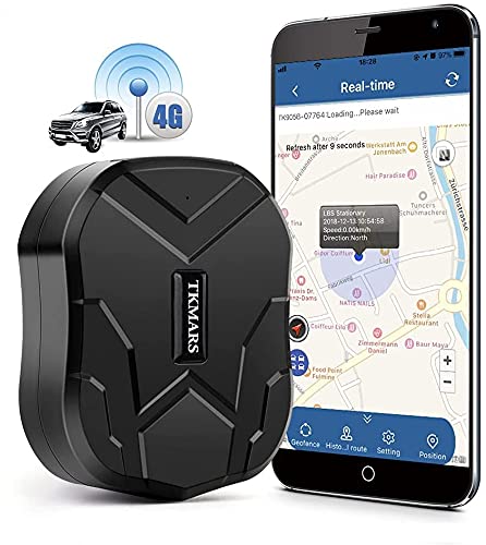 4G GPS Tracker for Cars & Vehicles - Waterproof Real-Time Tracking Device with Built-in Magnets | Fleet Management for Trucks, Boats & Assets | Perfect for Personal, Business & Fleet Tracking in USA & Canada