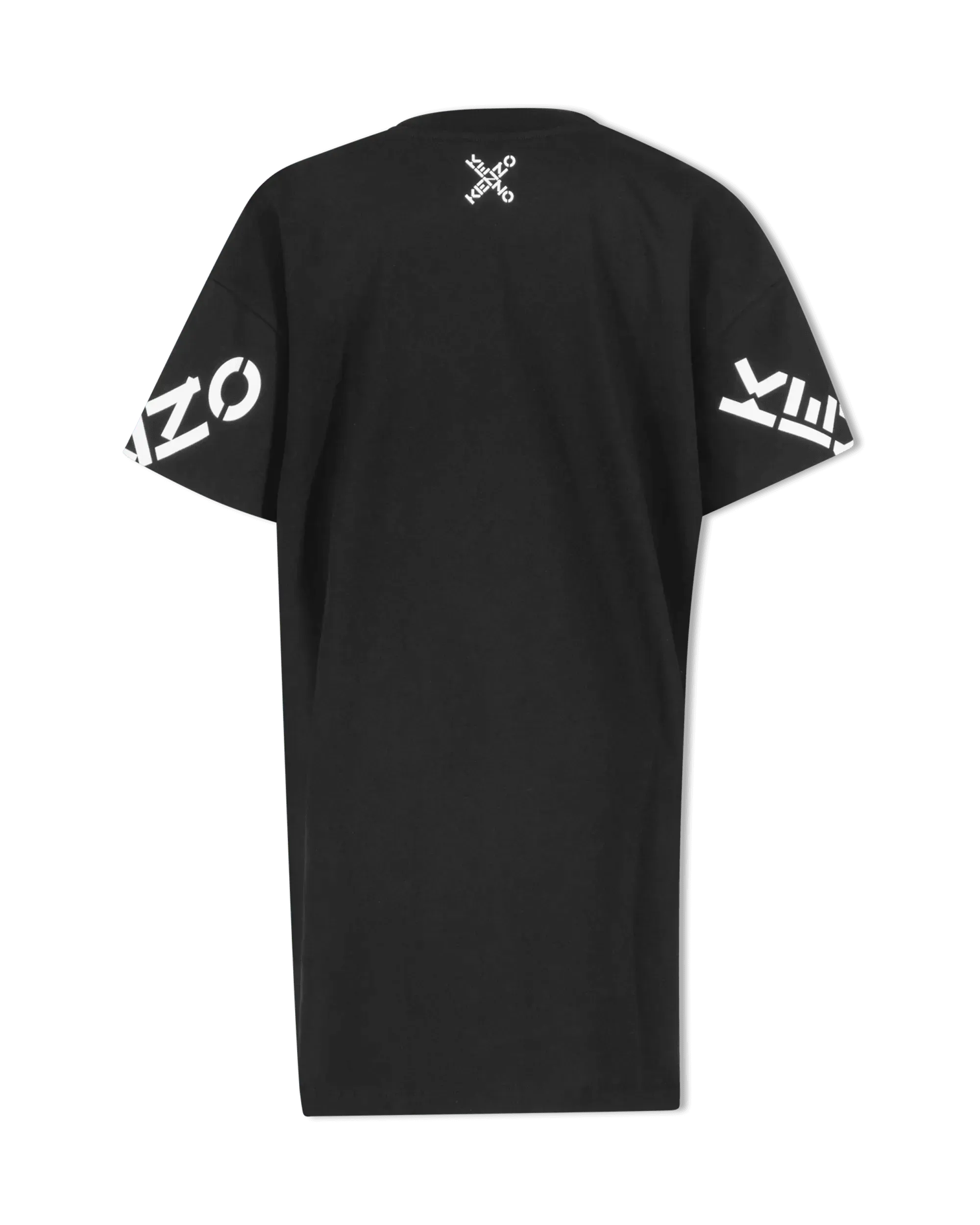 Cross Logo T-Shirt Dress for Women - Stylish Casual & Streetwear Outfit for Everyday Wear, Church, and Social Events