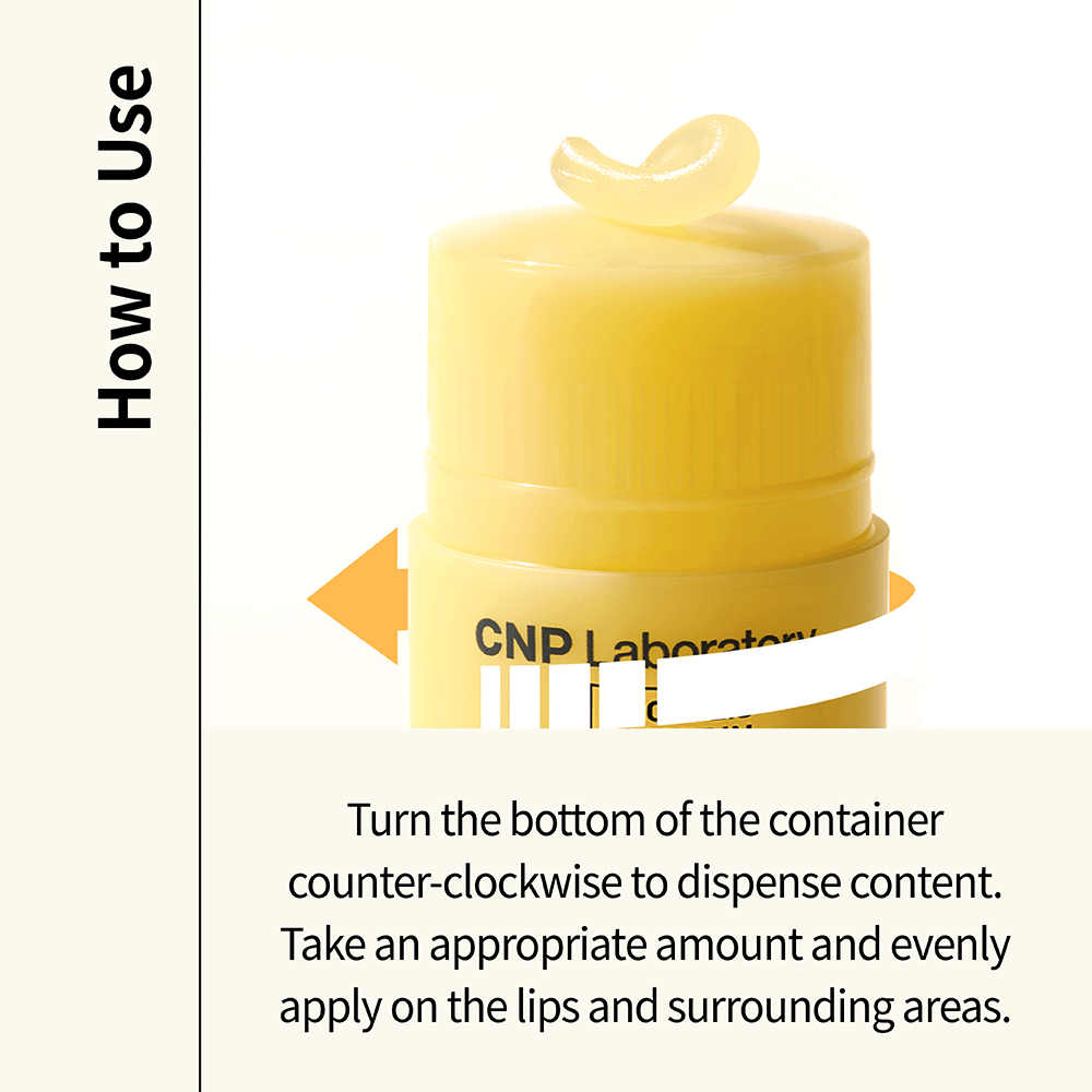 CNP Laboratory Propolis Lipcerin 15ml - Natural Lip Balm for Dry & Chapped Lips - Hydrating & Nourishing Lip Care - Perfect for Winter, Travel & Daily Moisturizing