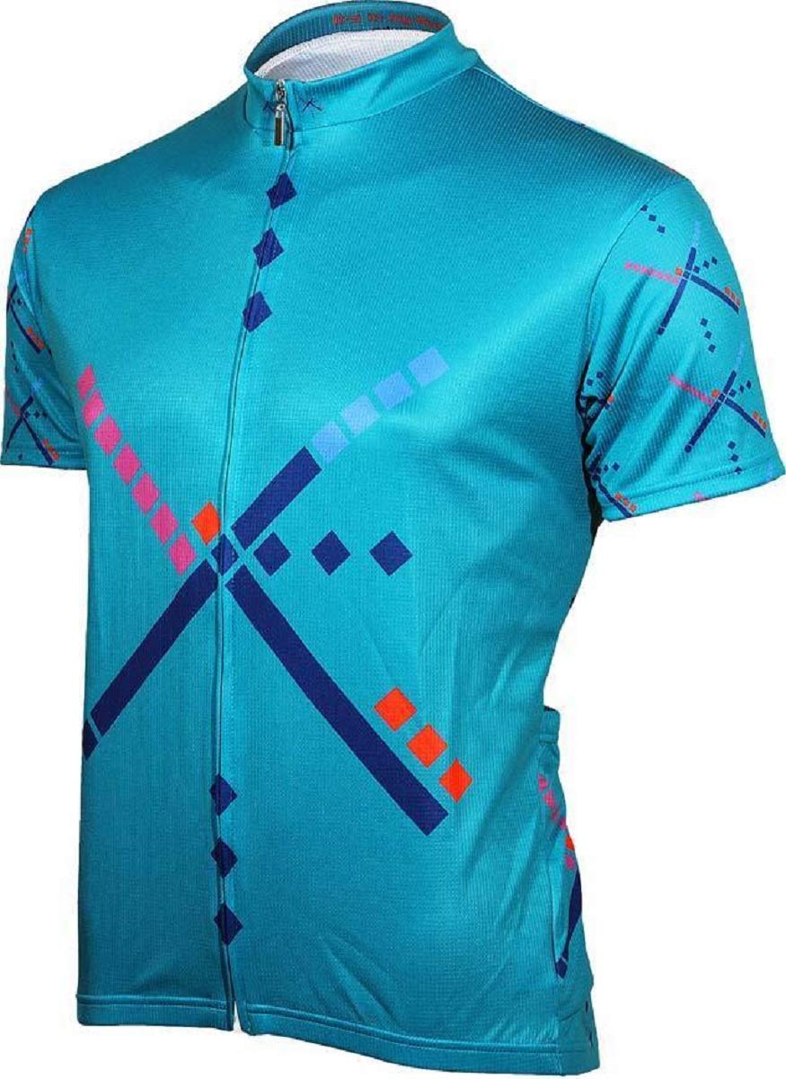 PDX Men's Cycling Jersey - Breathable & Moisture-Wicking Bike Shirt for Road & Mountain Biking - Perfect for Cycling, Commuting & Outdoor Sports