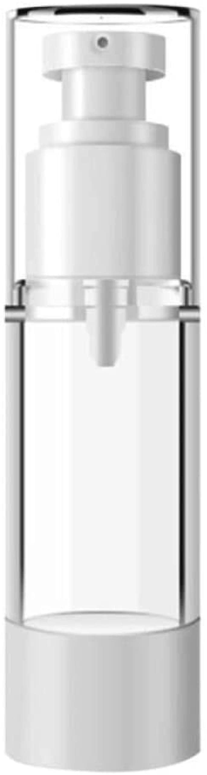 Samtiny Plastic Vacuum Bottles - 15/30/50ml Travel-Sized Refillable Cosmetic Containers | Leak-Proof Transparent Emulsion Bottles for Toiletries, Skincare & Makeup | Perfect Travel Accessories for Airplane, Gym & Daily Use