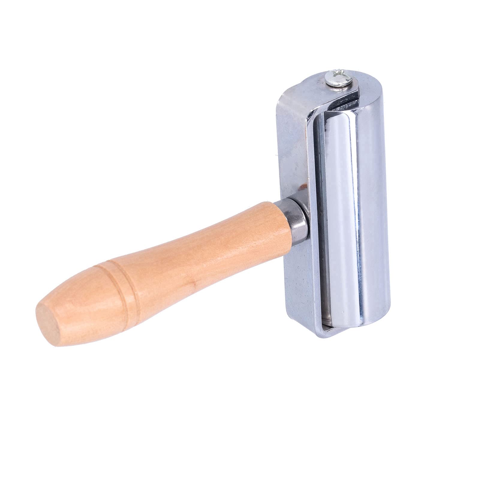 Heat Treated Fur Stamping Platen Tool - 100MM Press Edge Roller for DIY Glue Laminating | Durable Quenching Heat Treatment, Comfortable Face Plating | Perfect for Leather Craft, Upholstery & Fabric Projects