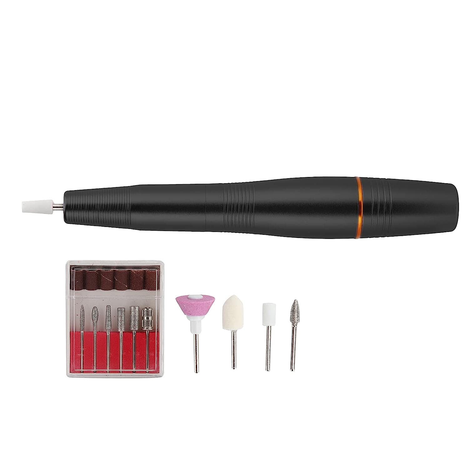 Portable Nail Drill Machine 18000 RPM for Home & Salon Use - Black