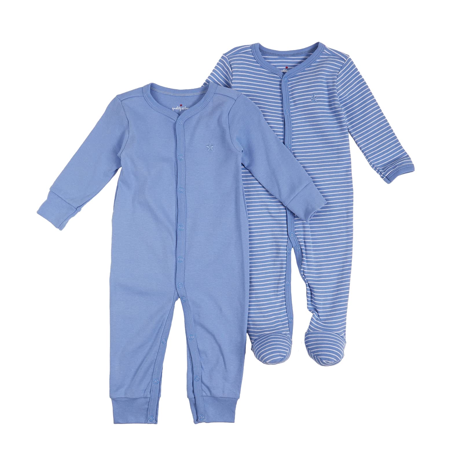 Baby Boys' 2-Piece Long Sleeve Overalls Set - Soft Cotton Romper Jumpsuit for Infants & Toddlers - Perfect for Playtime, Photo Shoots & Everyday Wear