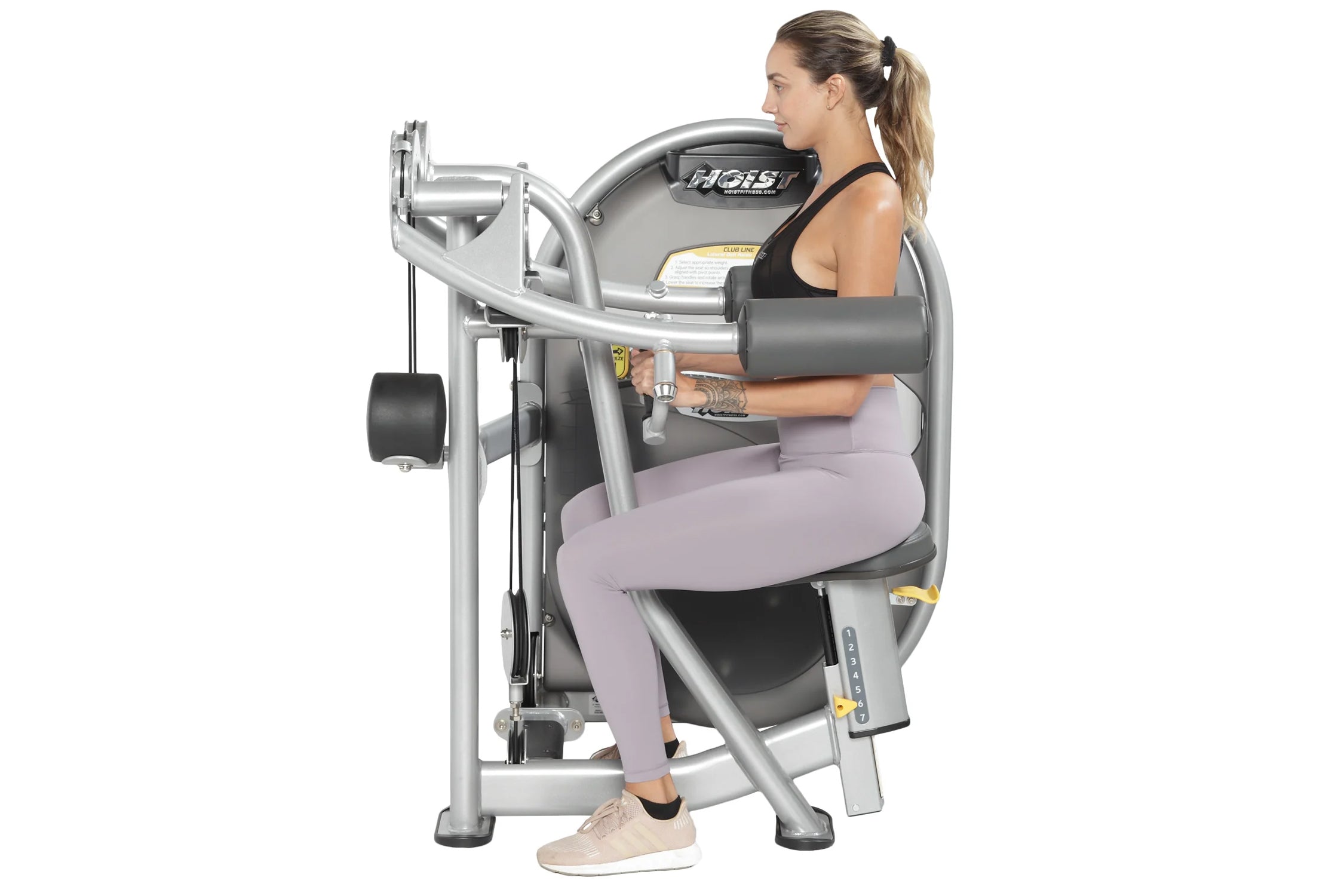 Hoist Lateral Raise Machine (CL 3502) - Premium Gym Equipment for Shoulder Workouts - Perfect for Home & Commercial Gyms