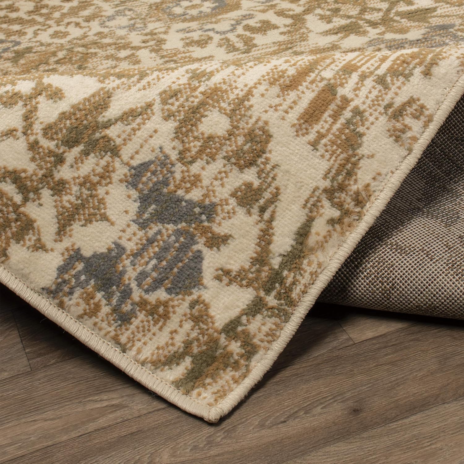 Tamara Modern Diamond Geometric Indoor Area Rug - Soft Non-Slip Living Room Carpet for Bedroom, Dining Room & Home Decor
