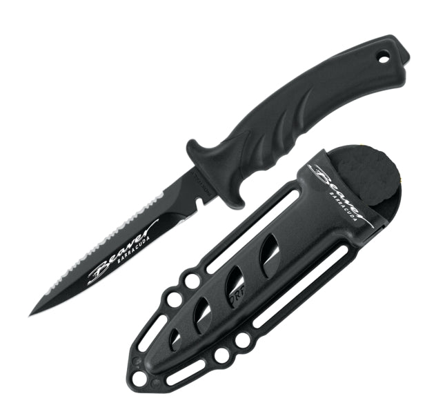 Beaver Barracuda Teflon Knife - Professional Non-Stick Kitchen Knife for Slicing, Chopping & Food Prep - Perfect for Home Chefs & Camping Cooking