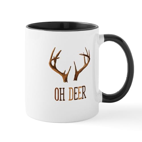 White/Black Inside - OH DEER Mugs