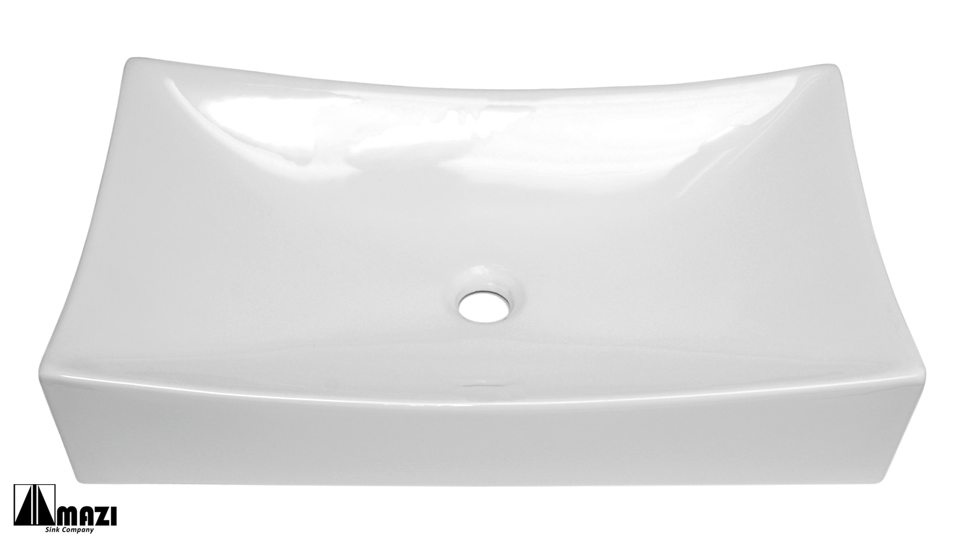Ceramic Vessel Bathroom Sink 6074 - Modern Round Above Counter Basin for Powder Room & Guest Bath | Perfect for Contemporary Home Decor & Spa-Style Vanities