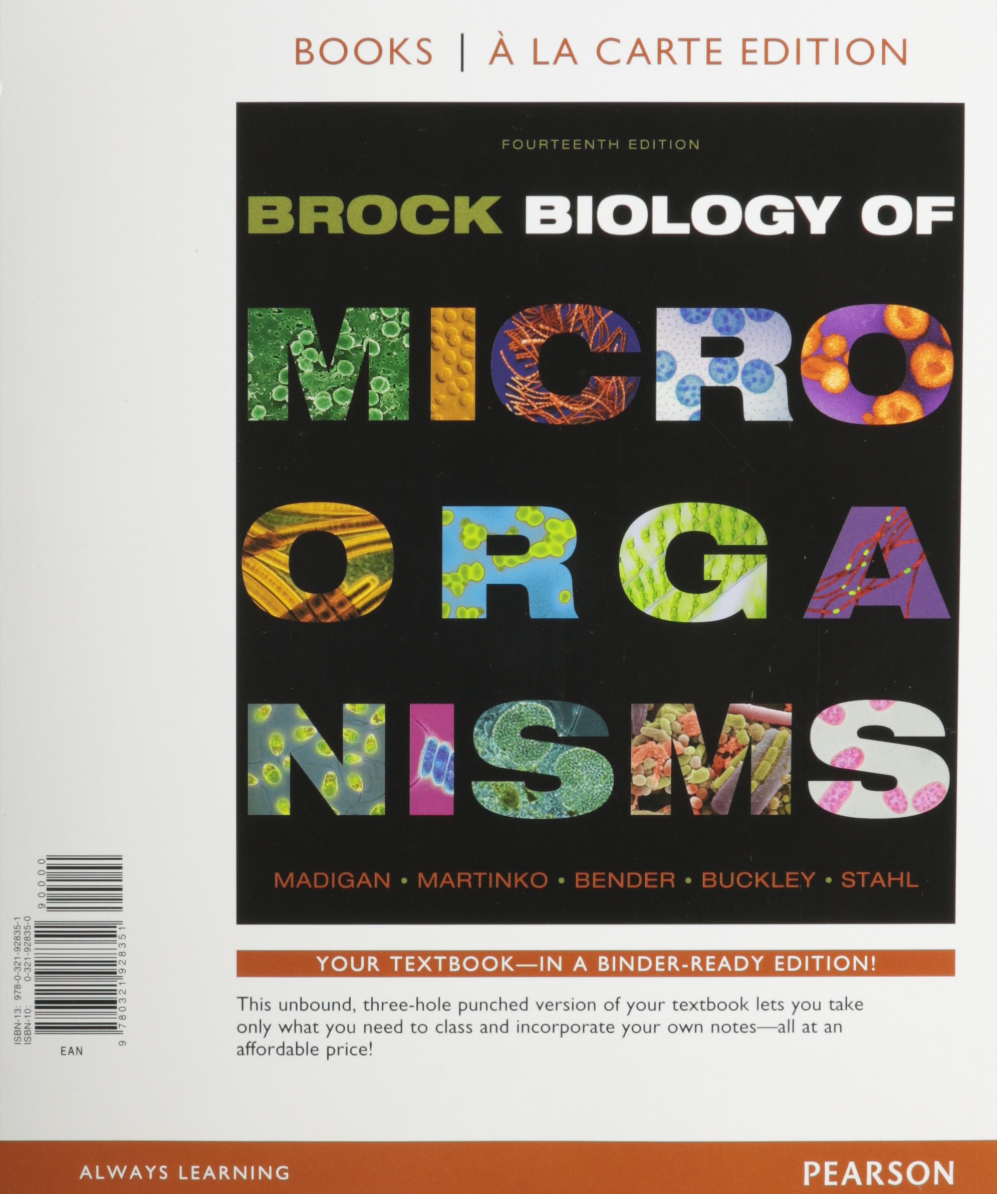 Brock Biology of Microorganisms 14th Edition - Loose Leaf Textbook with Mastering Microbiology eText Access Card | College Microbiology Course | Lab Research & Study Reference