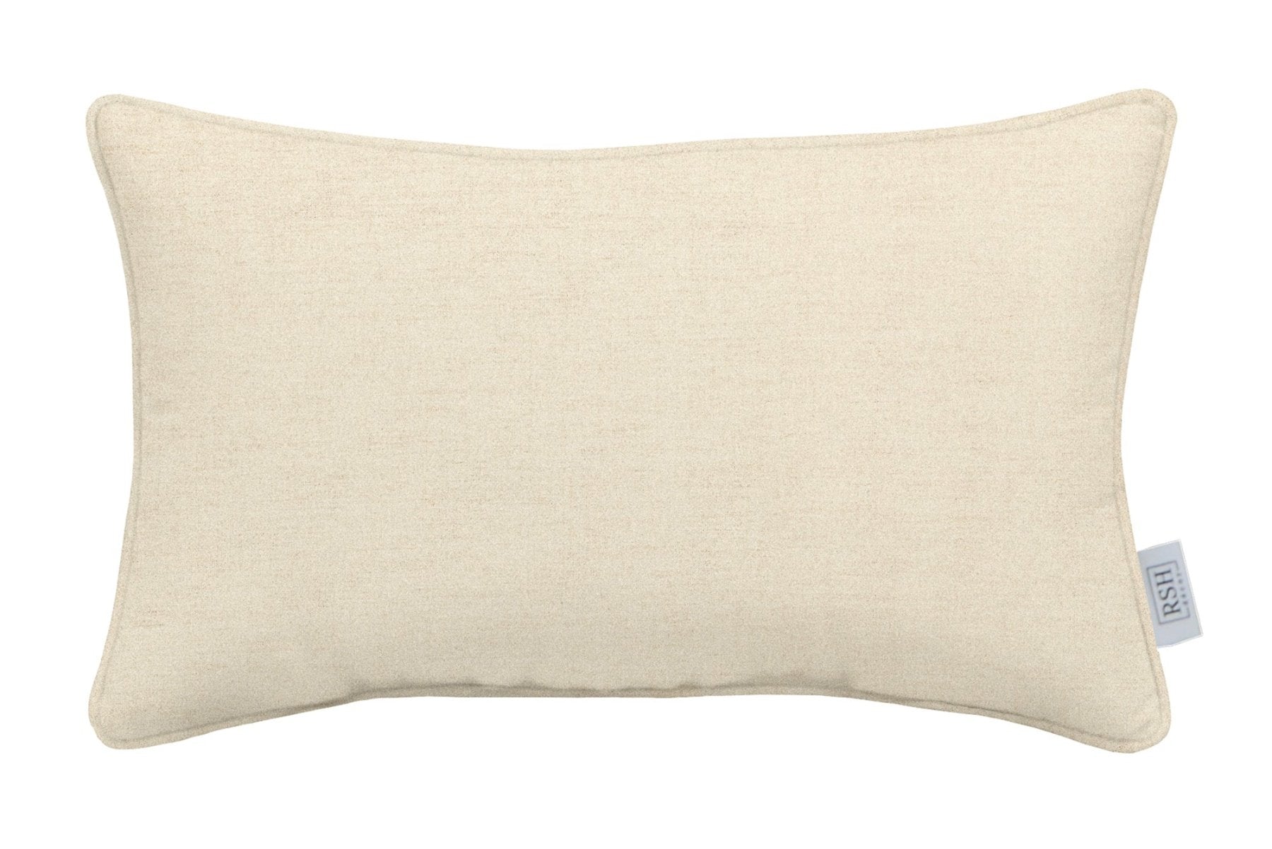 Sunbrella Cast Neutrals Lumbar Throw Pillow - Water-Resistant Outdoor Cushion for Patio, Sofa & Bed - Neutral Decorative Accent Pillow for Home & Garden