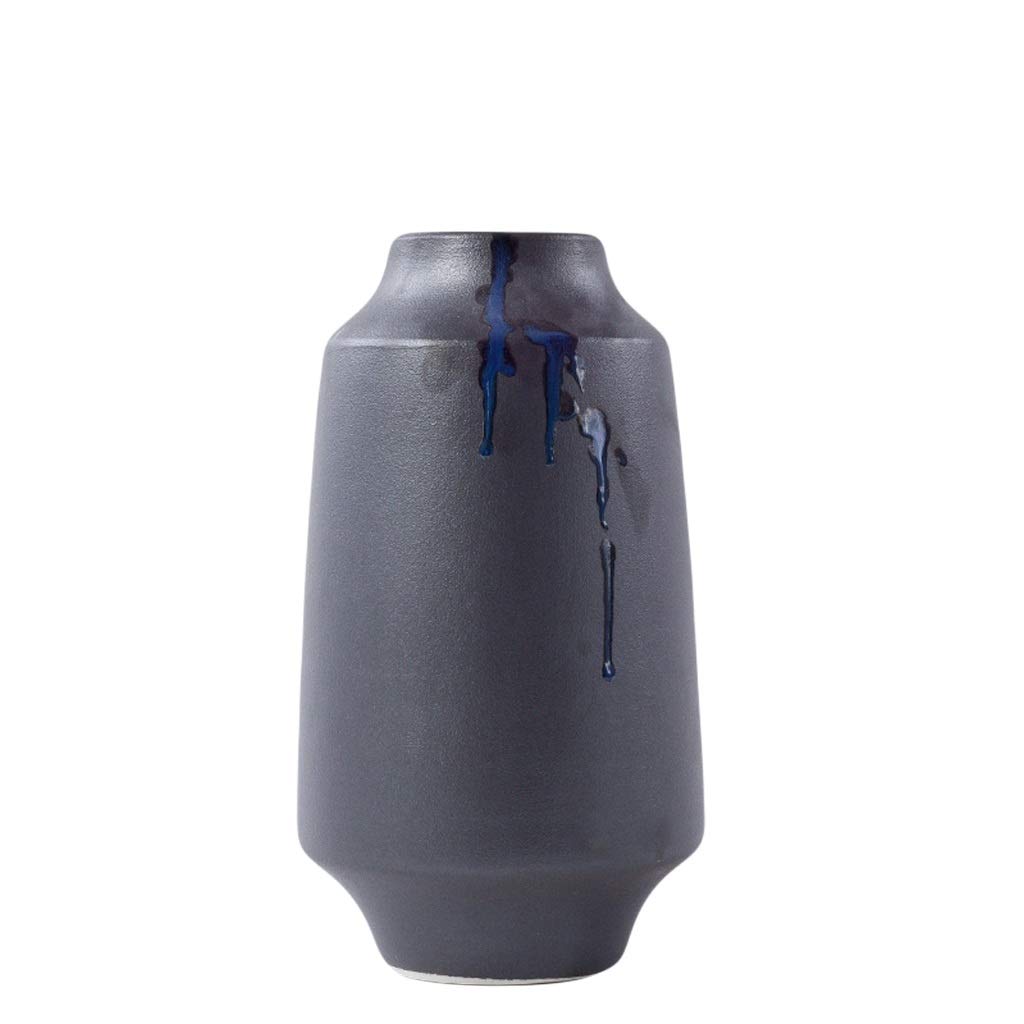 Modern Chinese Ceramic Vase - Minimalist Zen Flower Arrangement for Living Room, Table, Tea Room & Porch Decor - Medium Size (M) - Perfect for Home, Office & Wedding Decorations