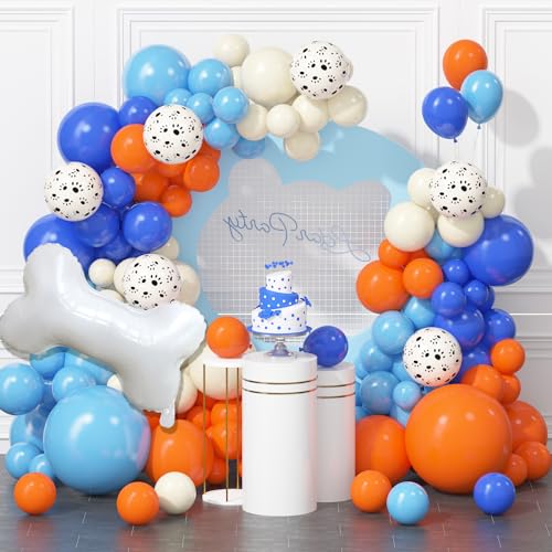 Blue Orange White
