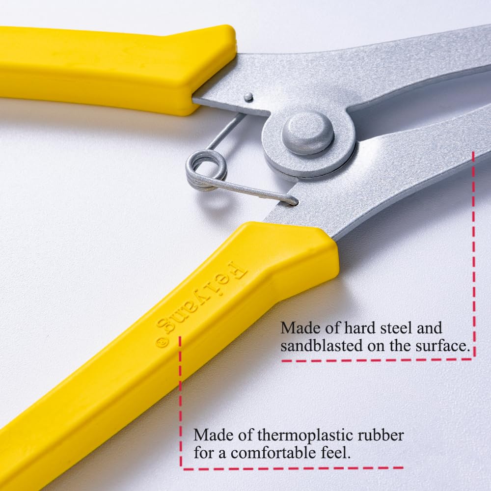 13-Piece Miter Spring Clamps Set with Pliers for Woodworking - Perfect for Wood Trim, Picture Frames, Moldings & DIY Projects - Ideal for Carpentry, Home Improvement & Crafting