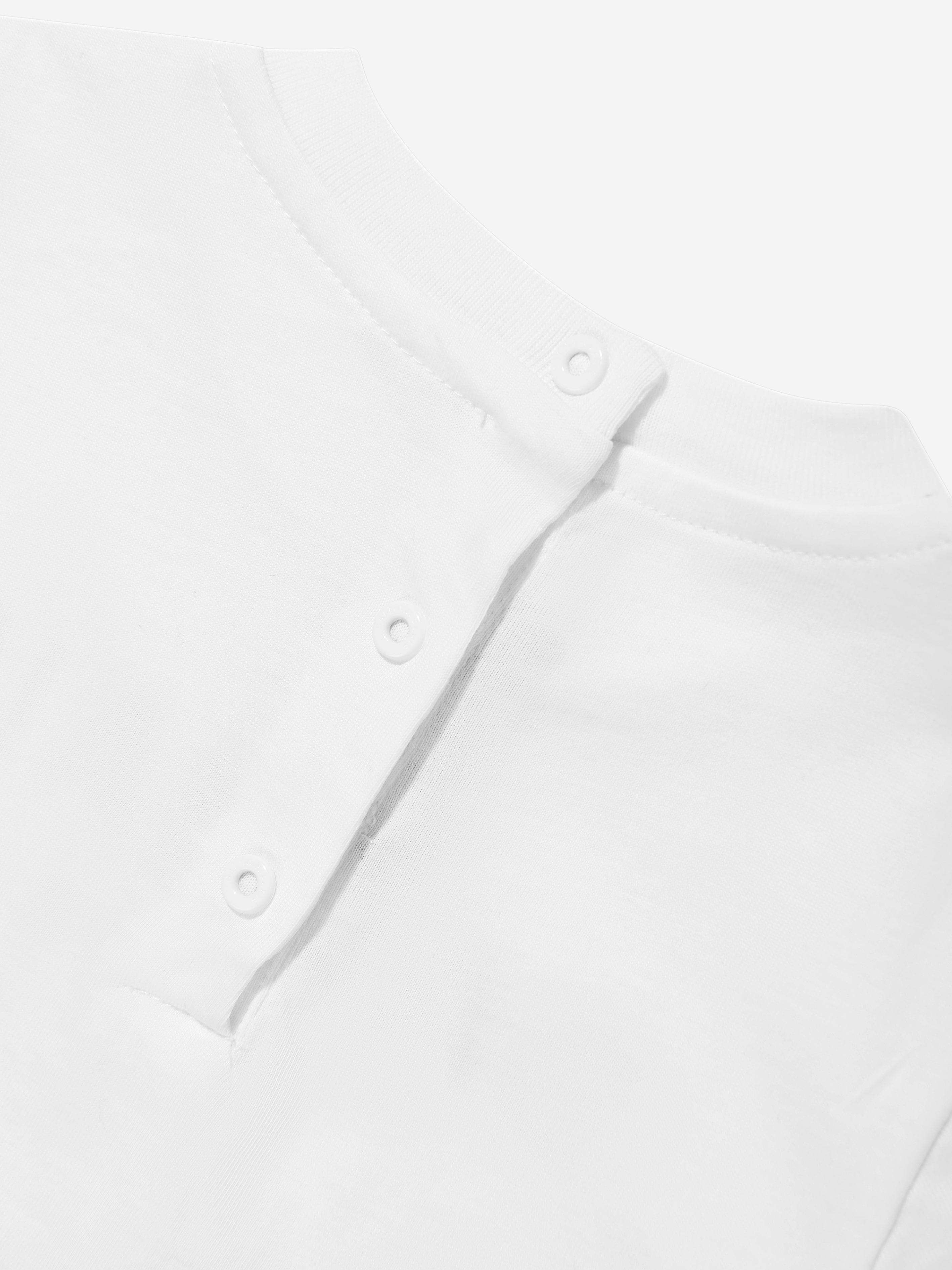 Balmain Baby Logo White T-Shirt for Men - Stylish Cotton Tee for Casual Wear, Street Fashion & Everyday Outfits